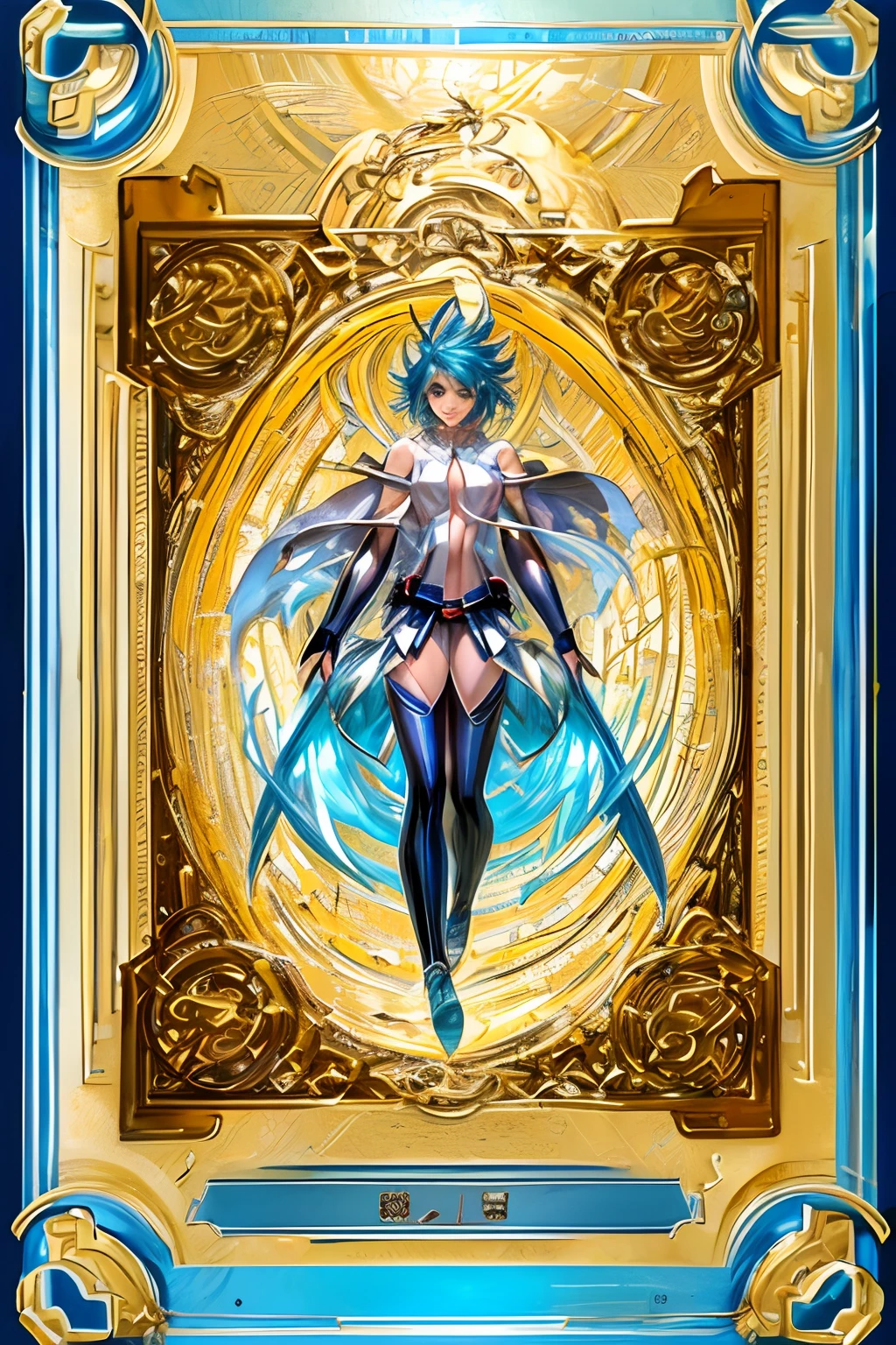 Un mago negro flotando tiernamente, magical aura, Fantastic background, Runas brillantes, (( una carta de Yu-Gi-Oh debajo)), giving the impression that she has been summoned,epic composition, (Intrincado alto detalle), (complex design, Ultra-detalles :1.2), Art Station, (obra maestra, la mejor calidad), Ultra HD, 32K ,octanaje renderizado, bioluminiscente,8K concept art resolution, realismo,por Mappa studios,obra maestra,la mejor calidad,Arte oficial,illustration,clear line,(Fresco_Color),Perfectcomposition,Absurdo, fantasy,( debajo hay un mapa de Yu-Gi-Oh), Diagramas
