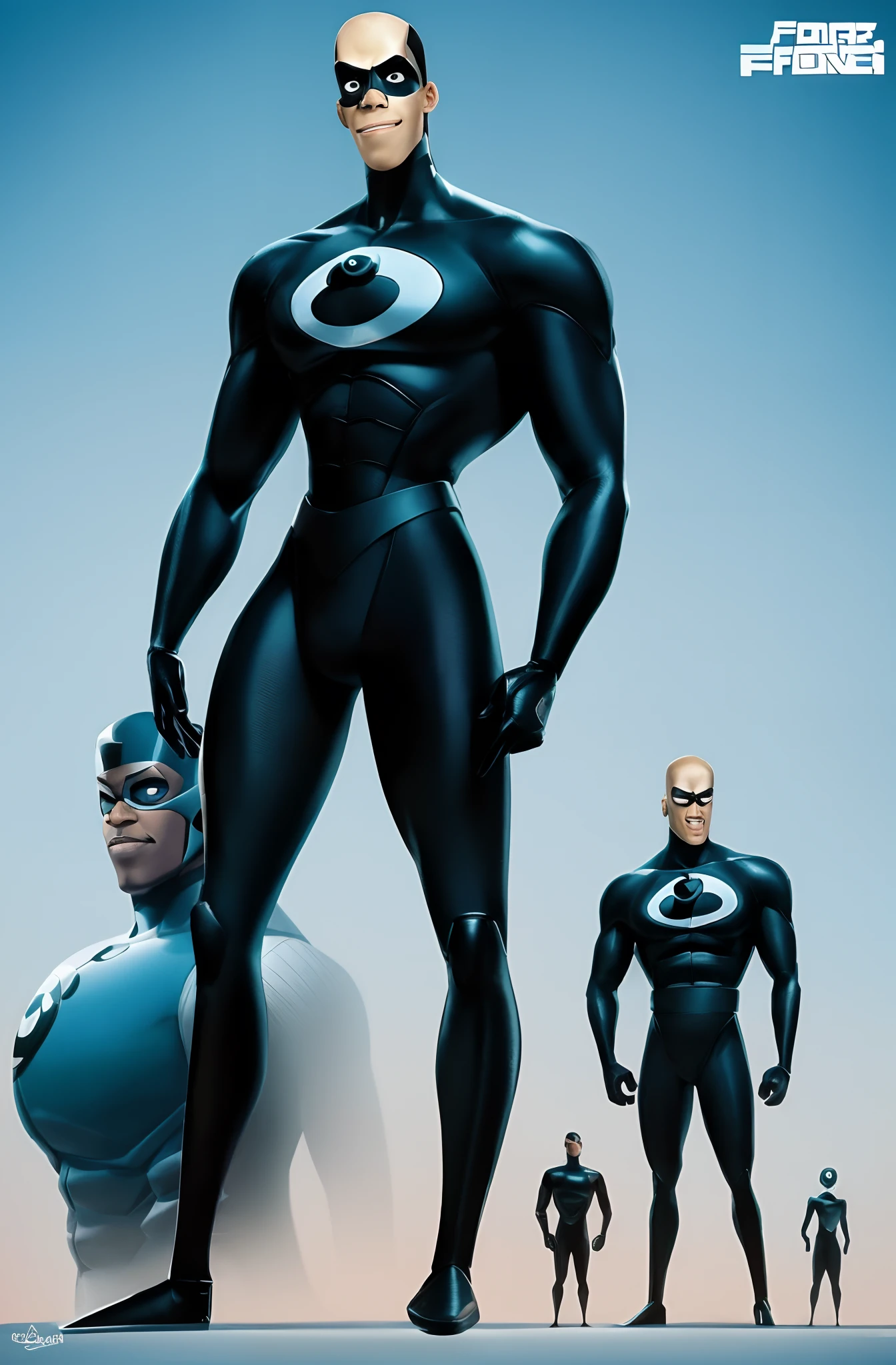 Frozone from The incredibles standing next to Year