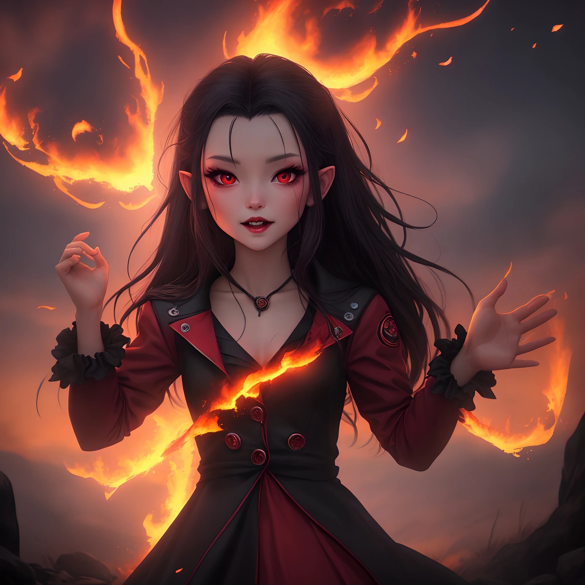 Fire sky vampire