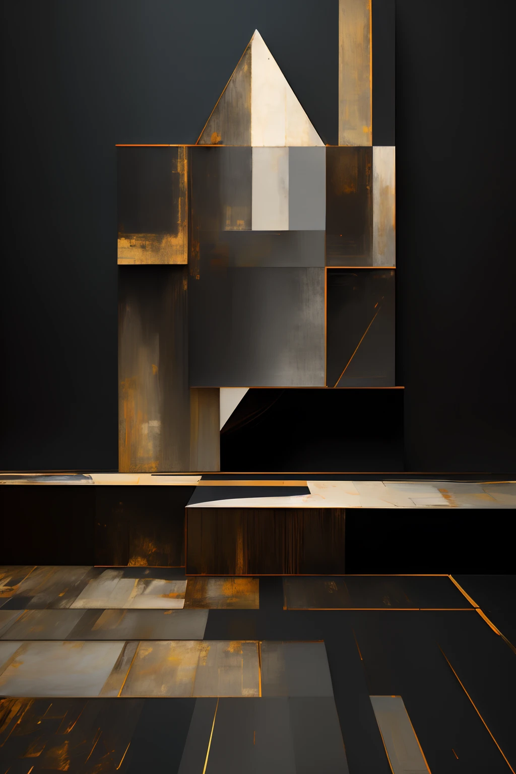 _((Artistic Masterpiece)),((abstract painting)),((Avant-garde)),(contemporary art), Temporary art, design. (Geometric shapes), (plane), (trigonometry). Modern architectural forms. Project.
High quality. Wide format 8K. Restrained range of colors. Clarity of forms.