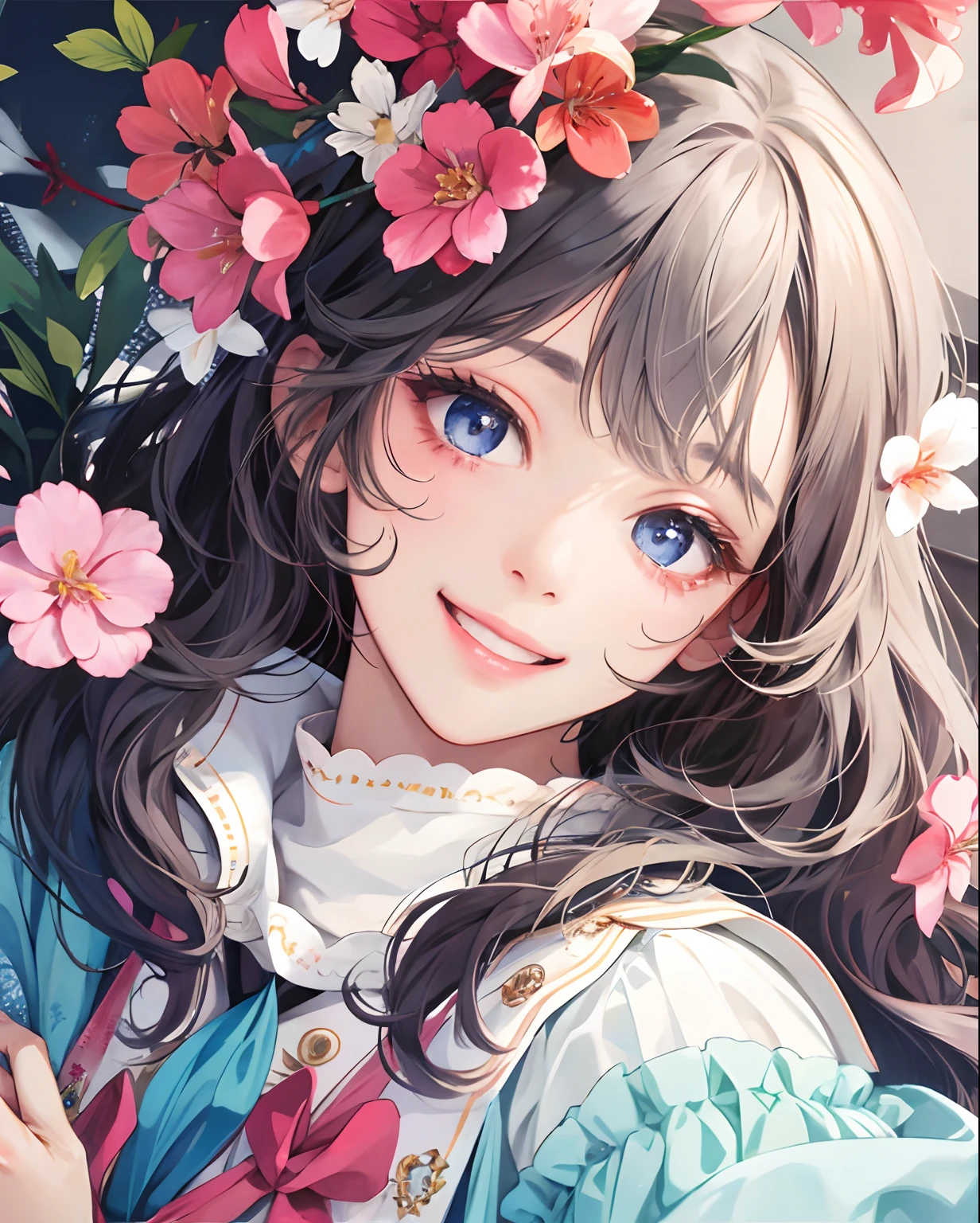 Realistic、Kawaii Girl、Beautie、beautiful
Detailed eyes、Characteristic lashes、Beautie、adolable、
Smiling Beauty