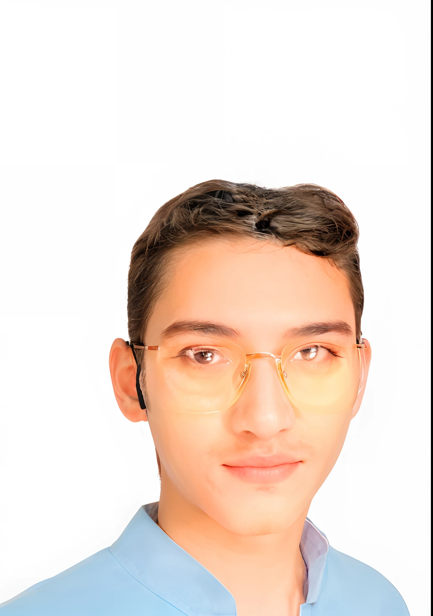 Wear glasses and face mask