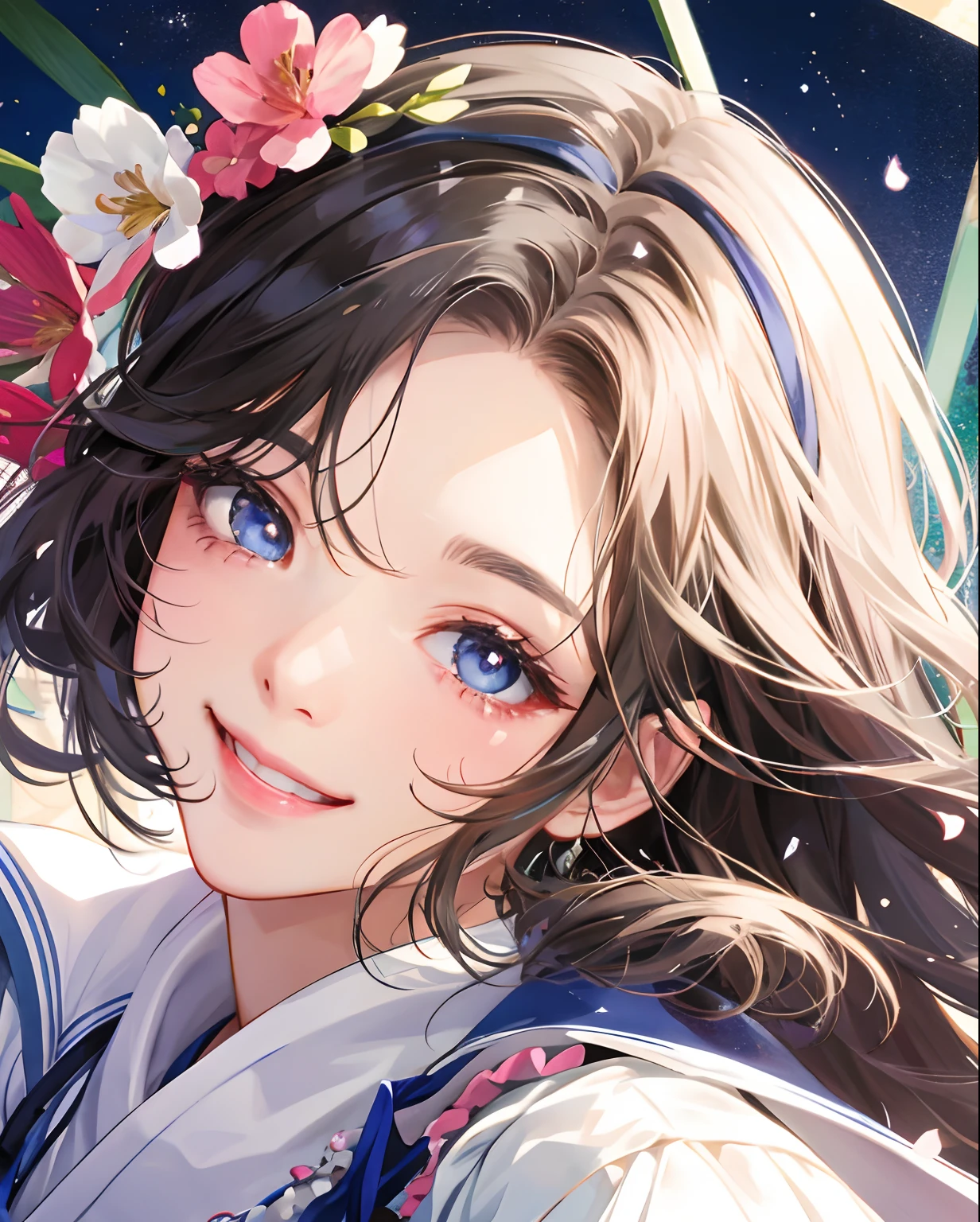Realistic、Kawaii Girl、Beautie、beautiful
Detailed eyes、Characteristic lashes、Beautie、adolable、
Smiling Beauty