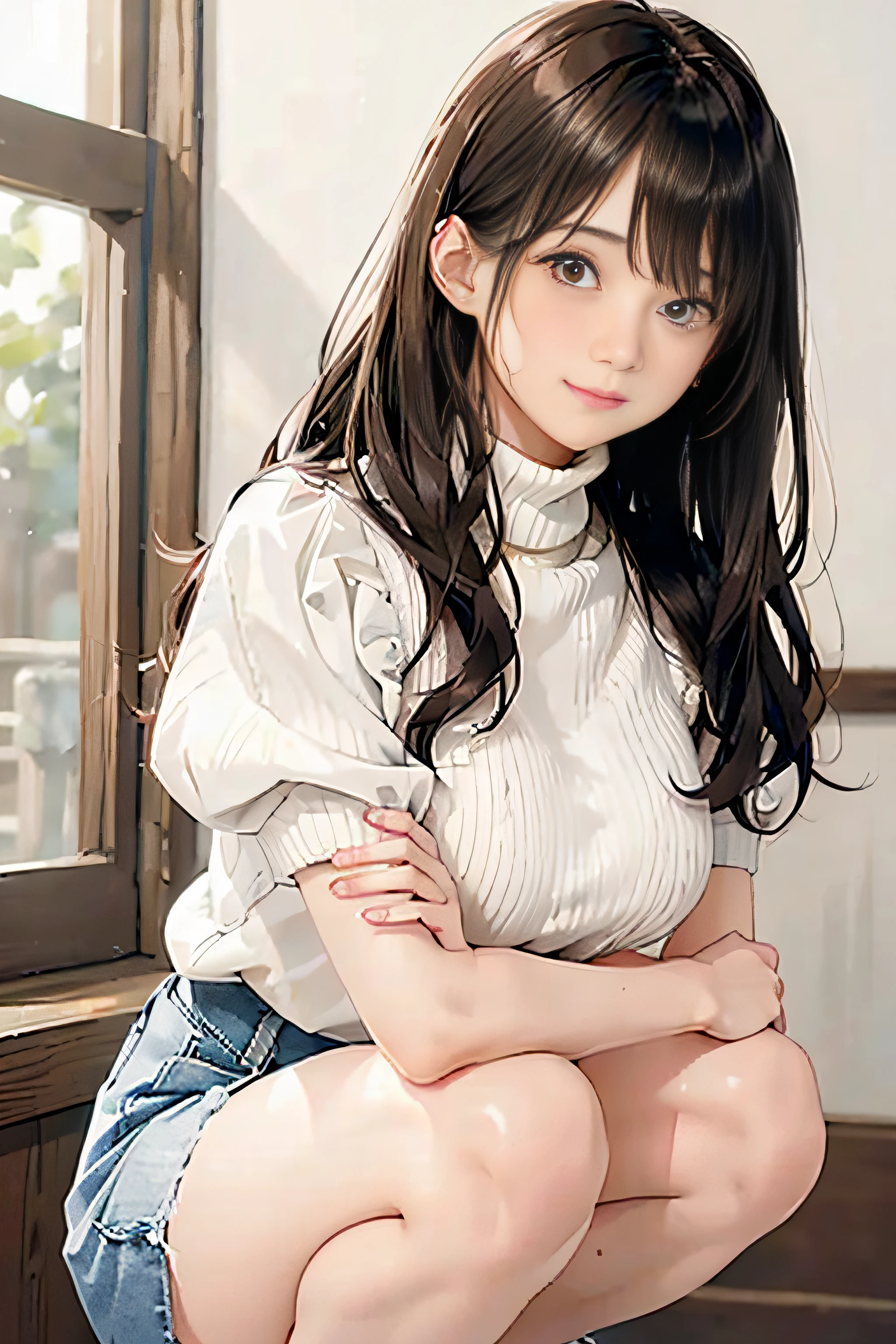 (obra-prima), melhor qualidade, boa anatomia, shuimobysim, (1 menina: 1), (parte superior do corpo), (sorriso), cabelo cacheado, (hanfu), (ecchi0.5), (brazi: 0.5), (flores: 0.6), (casa de madeira: 0.2), (floresta de bambu: 0.2), (riacho: 0.2), (rio: 0.2),
