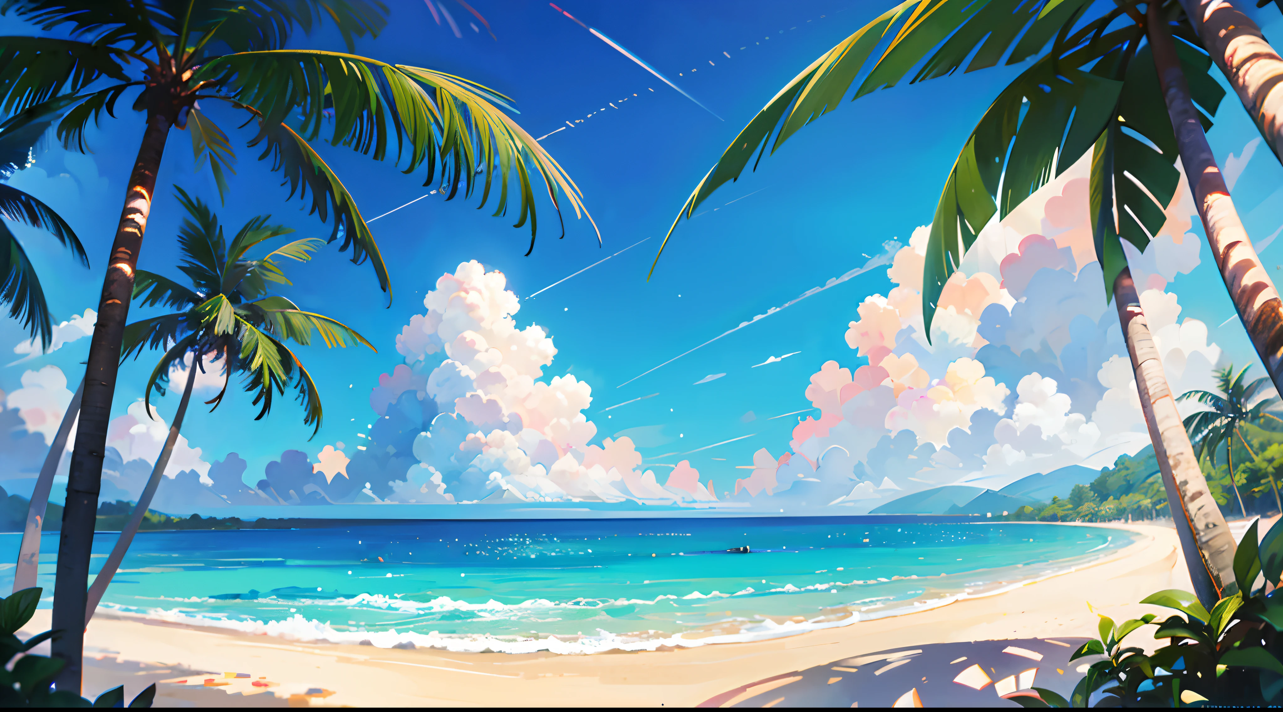 a paradisiacal beach