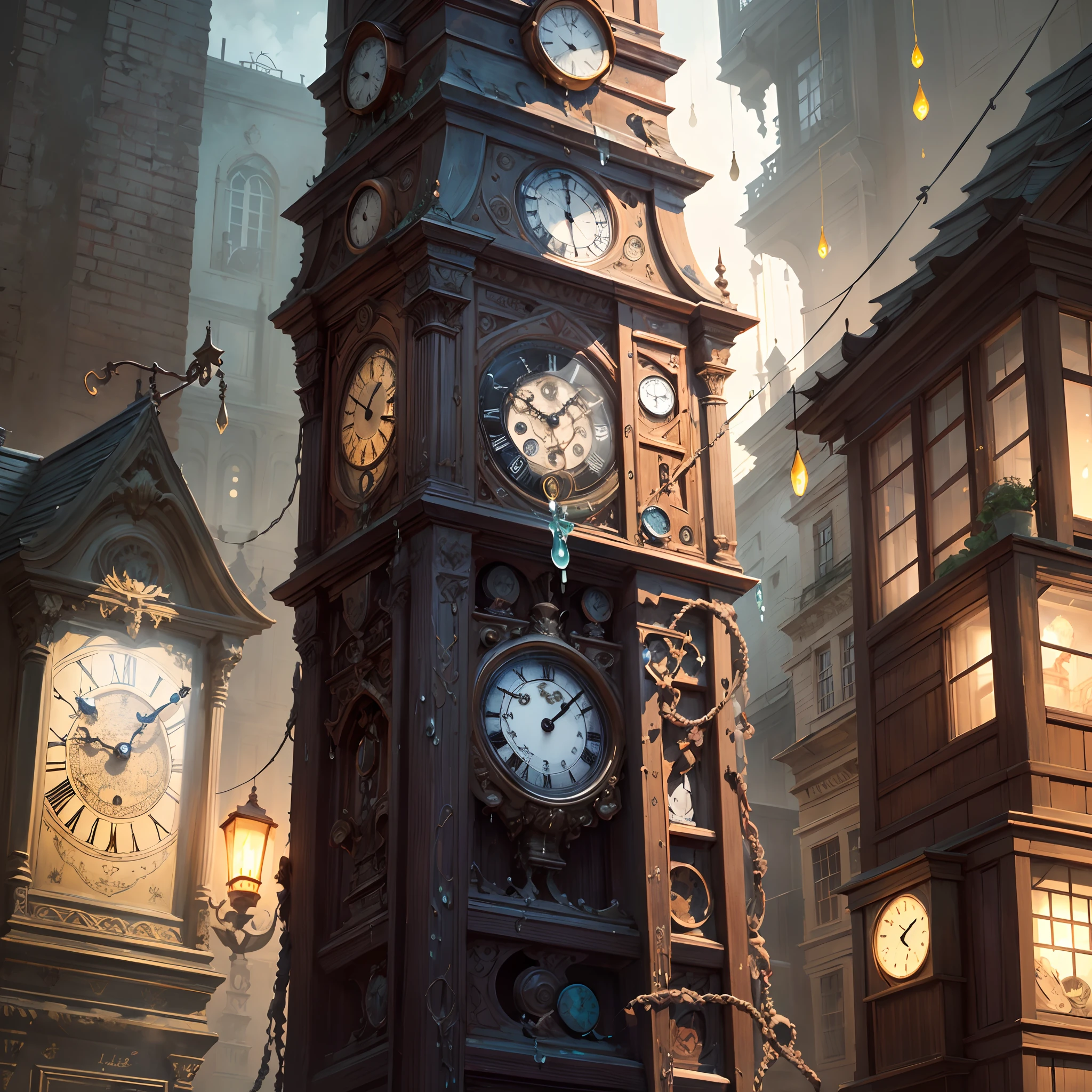Dripping clocks