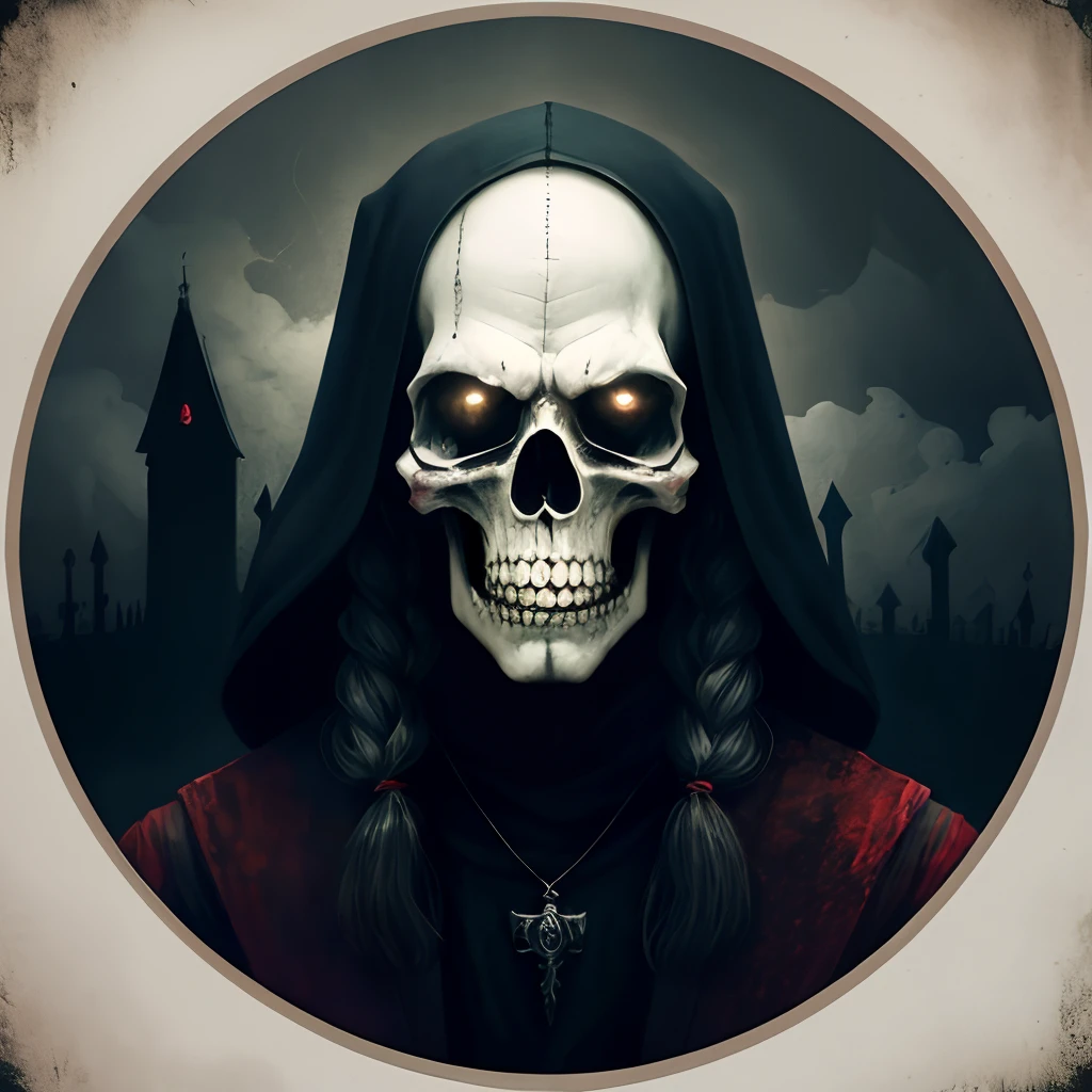 Portrait, horrid, vintage, ominous, cult, ghost, possessed, grim, spectral