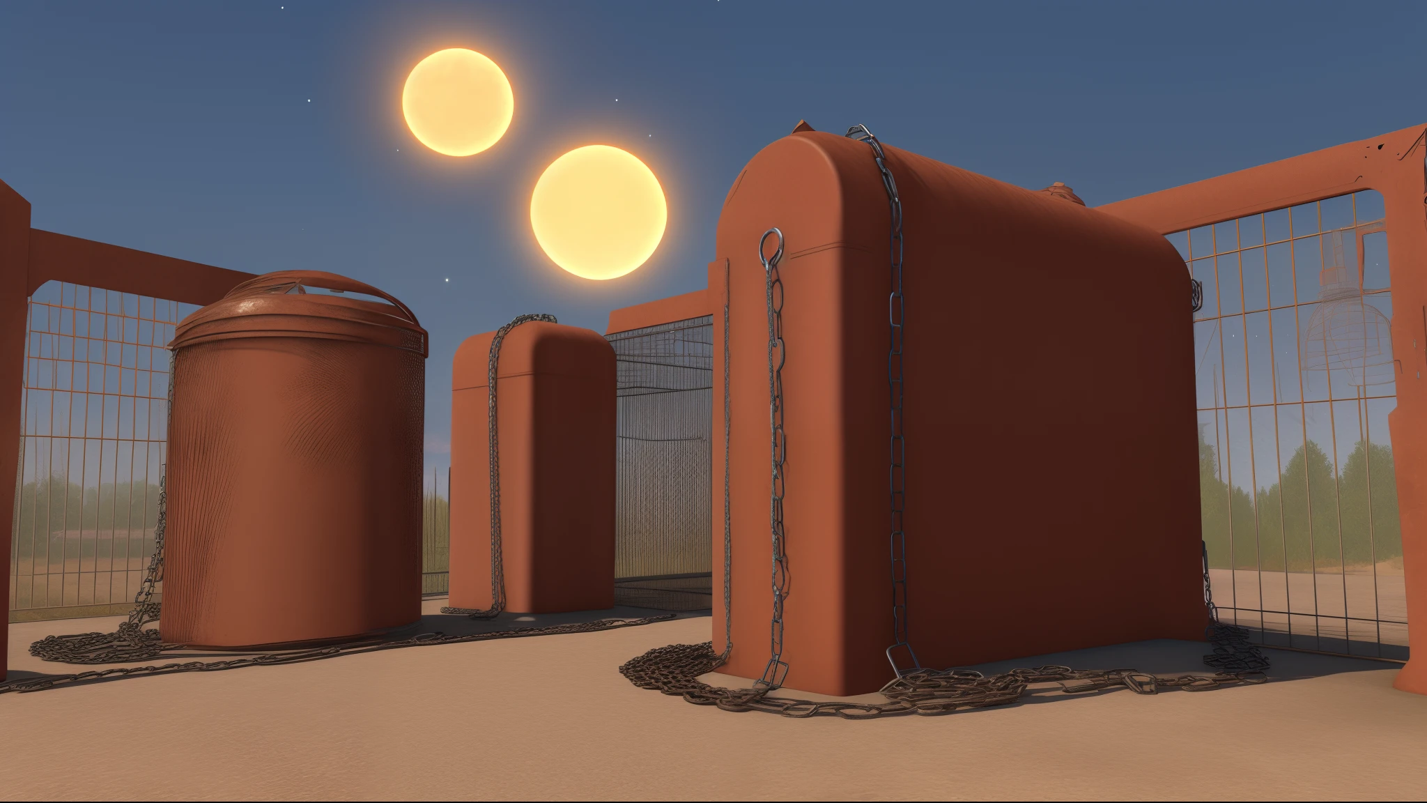 The rusted chains of prison moons are shattered by the sun