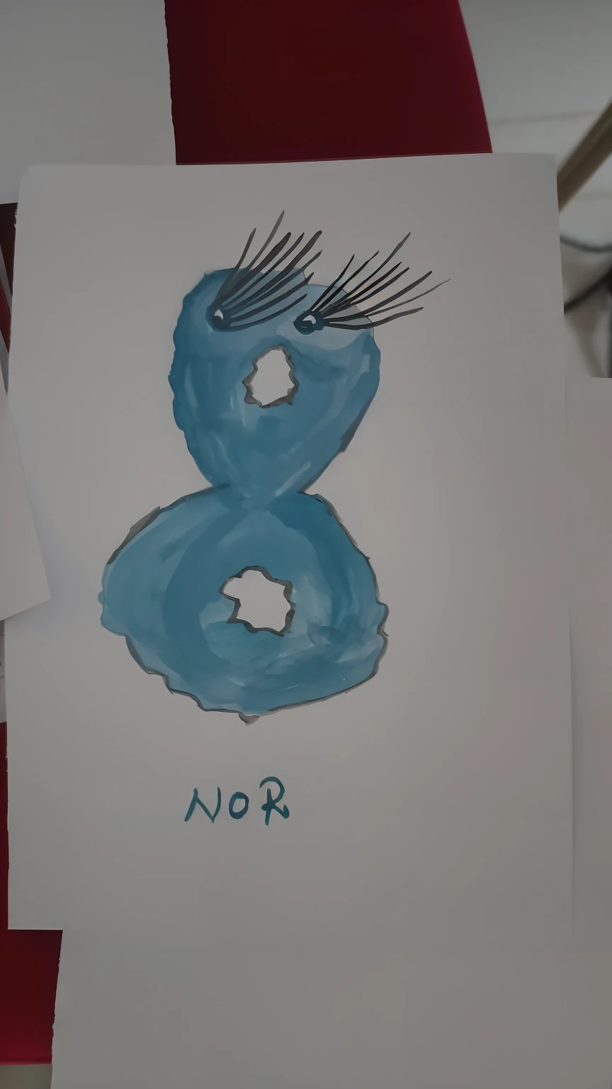there is a picture of a number 8 drawn on a piece of paper, 【 sciart 💙💜 mson, n - 6, - n 8, -n 8, inspired by Mór Than, n -4, n- 4, n-4, n - 4, by Noe Canjura, inspired by Louise Bourgeois, by Nándor Katona