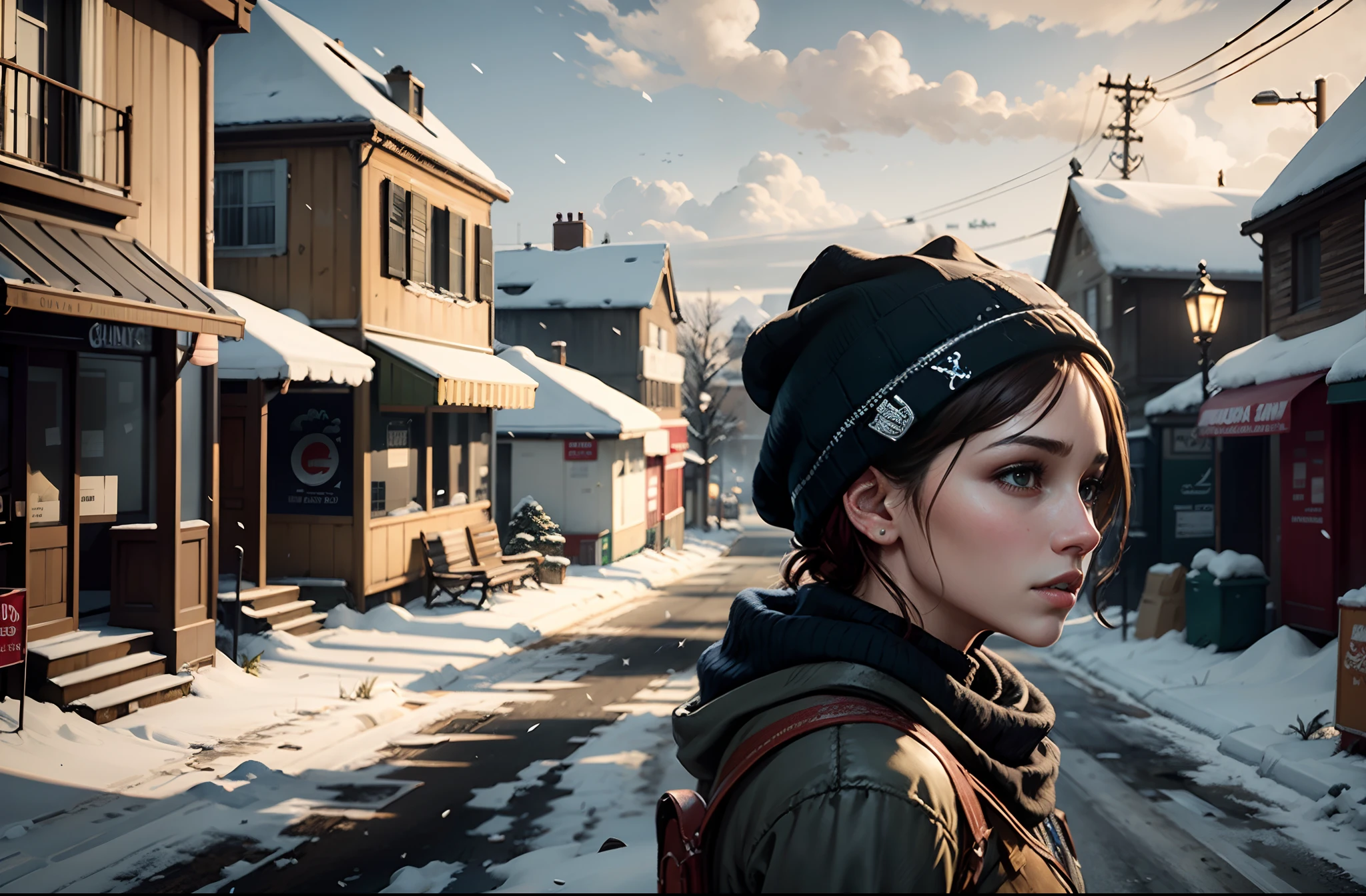 Cidade de saint denis de red dead redemption 2 nevando