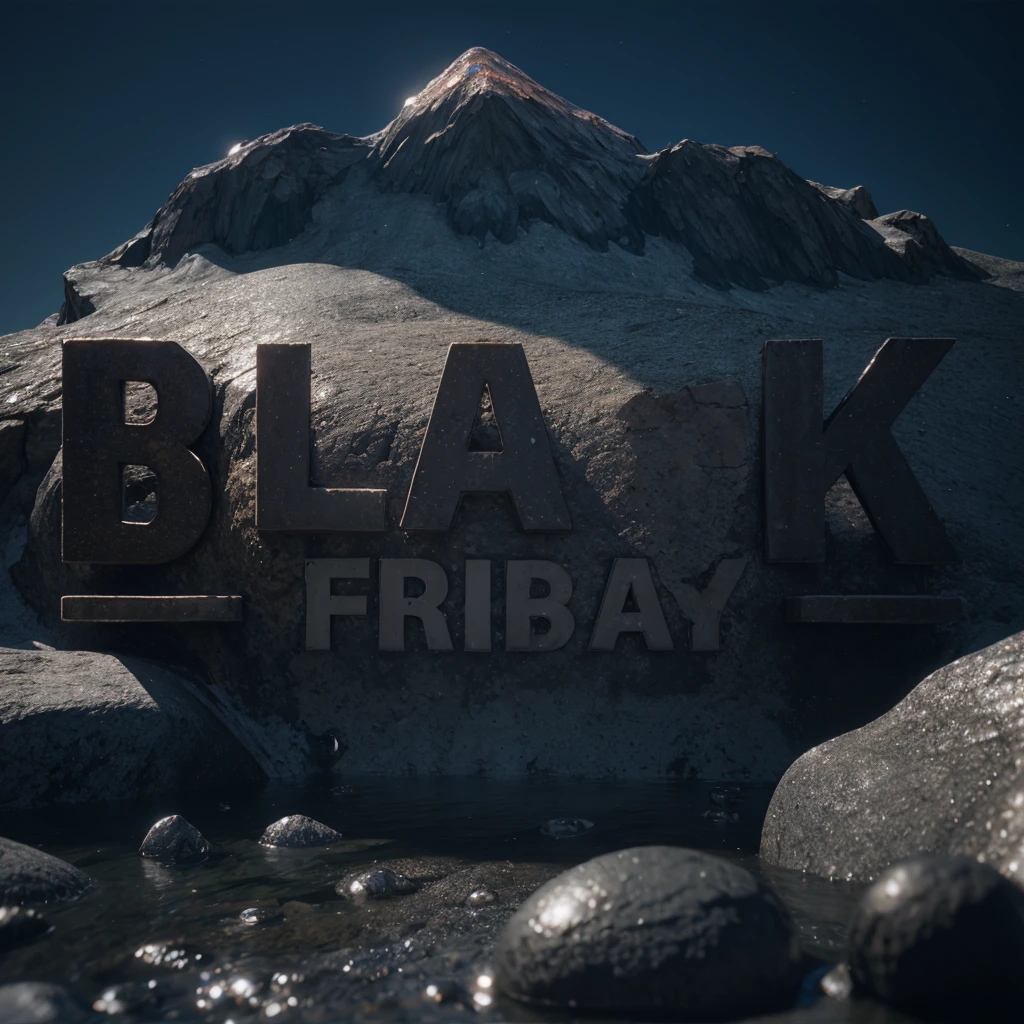 tag 3d renderizar texto de cristal, fundo preto isolado, detalhes intrincados, ultra realistic, 8k