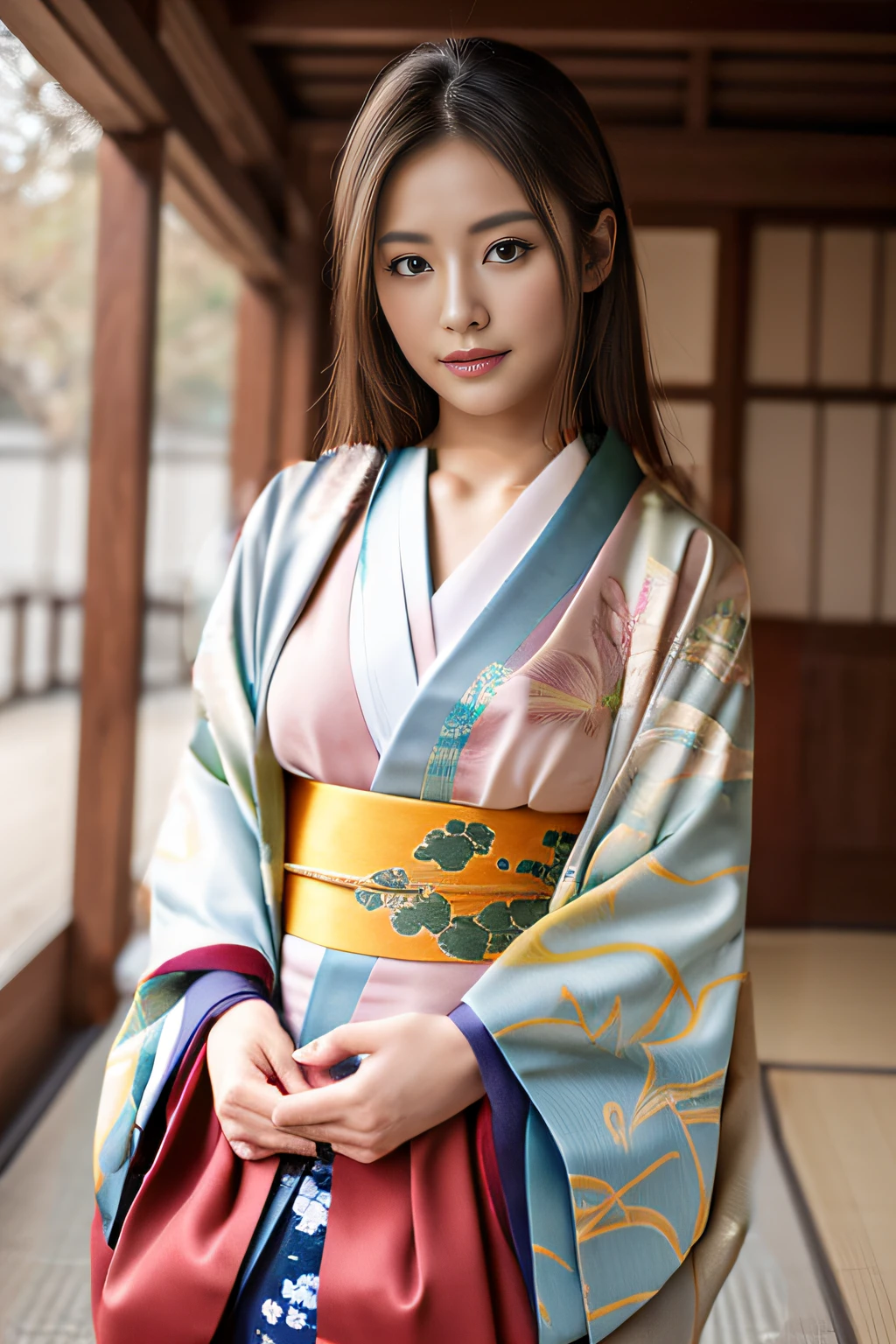 Change to kimono
