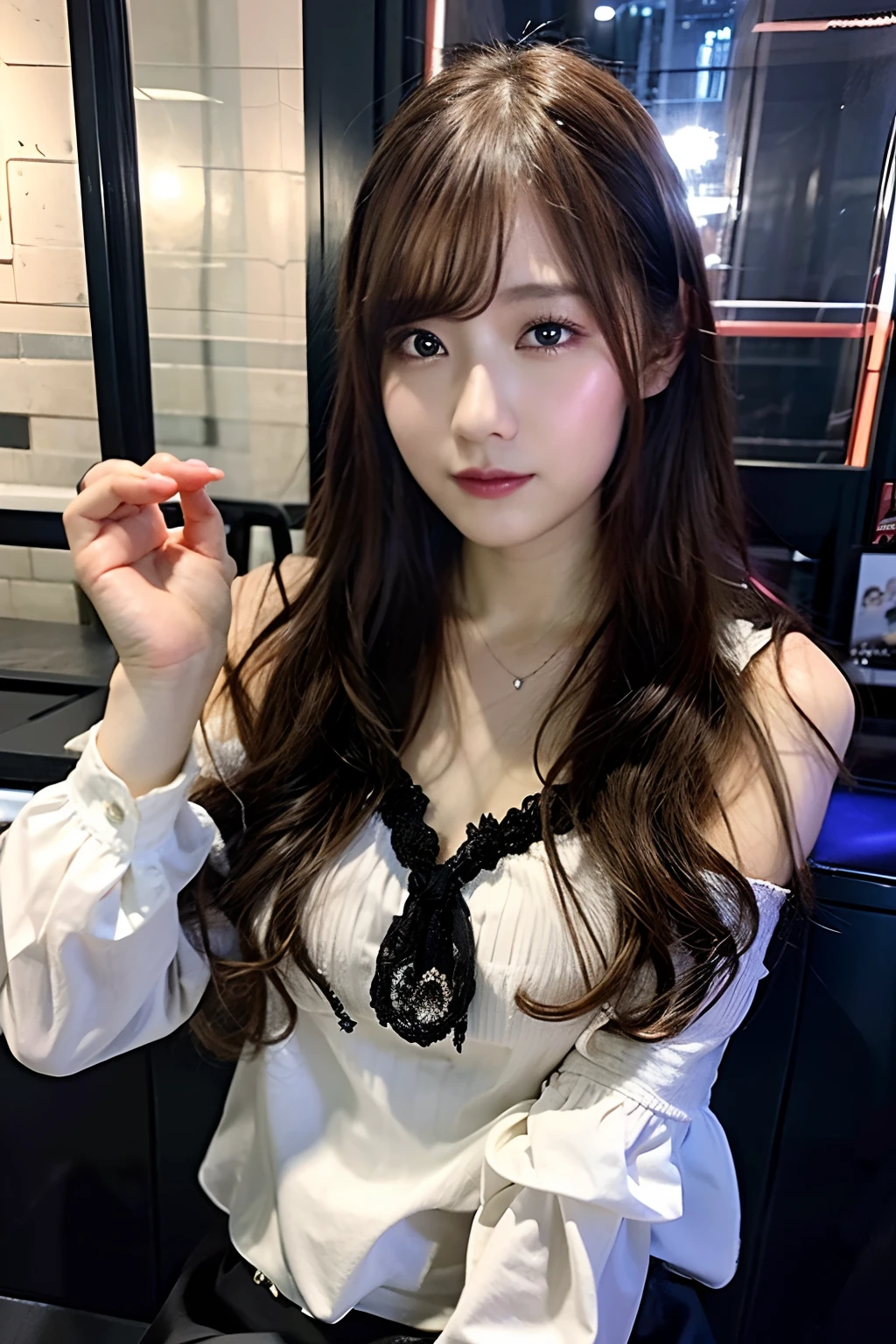 High resolution, Best Quality,very high image quality, Ultra-detailed, hyper realisitic, Fantasy, Very beautiful cute, hair wavy, Miniskirt, 8K wallpaper, fine detail, highly detailed 8k wallpaper, movie lighting, sexy pose, (Photorealism: 1.4), super detail, masterpiece