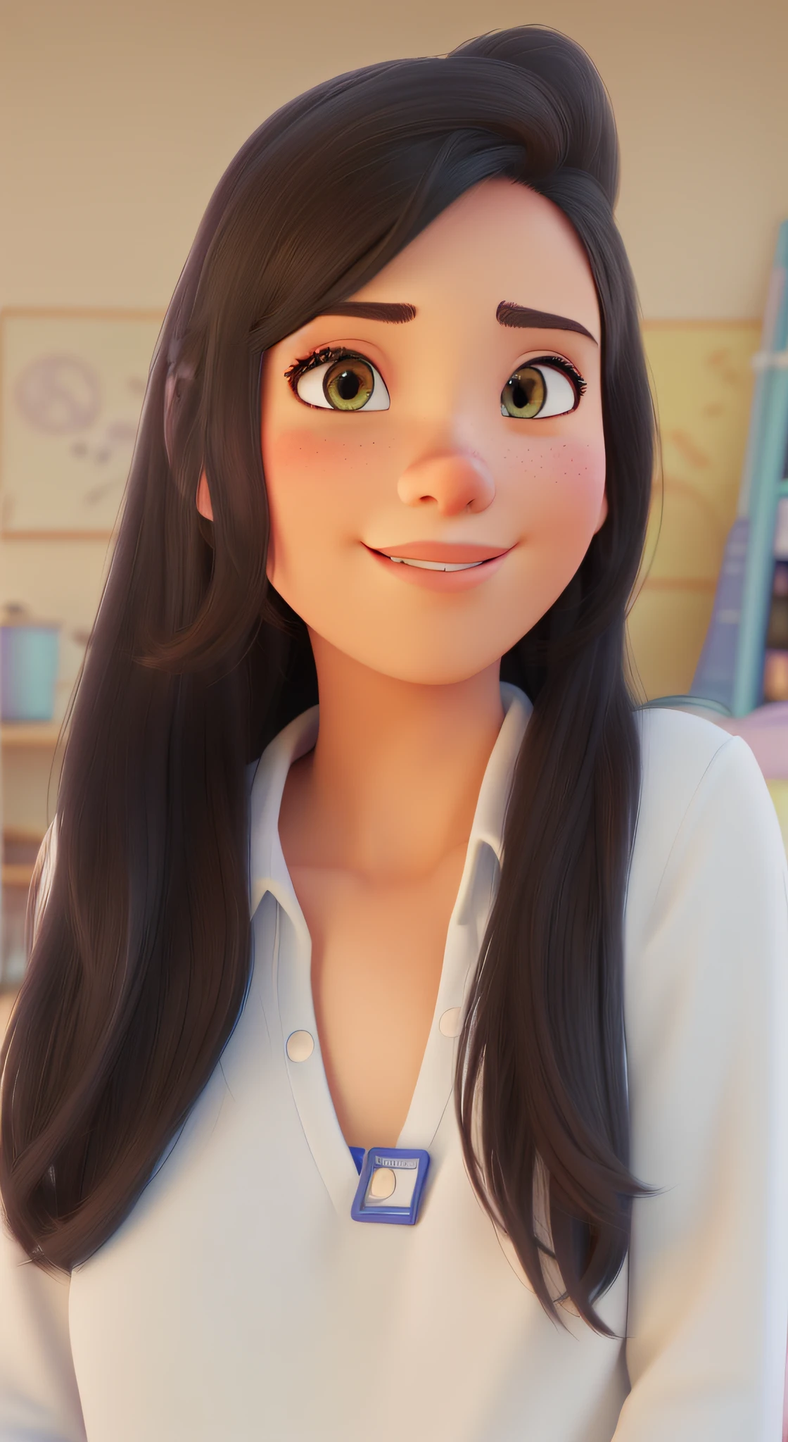 A woman with a Disney Pixar style, high quality, best quality

Medium: Digital illustration
Additional details: Colorful background, vibrant surroundings
Image quality: (best quality,4k,8k,highres,masterpiece:1.2), ultra-detailed, (realistic,photorealistic,photo-realistic:1.37)
Art style: Cartoon, animated
Color palette: Bright and vibrant colors, with a mix of pastel hues
Lighting: Soft, warm lighting featuring a gentle glow

注意：
- The material is "digital illustration"。
- Additional details，I wrote "Colorful background，Vibrant environment"；
- Image quality is the most important，Start with "(best quality,4k,8k,highres,masterpiece:1.2)”，And I also added "ultra detailed" and "(realistic,photorealistic,photo-realistic:1.37)to further emphasize the requirements for image quality；
- The artistic style should be expressed"Cartoon, animated"And the Disney Pixar style is mentioned；
- Color tones require "Bright and vibrant colors.", with a mix of pastel hues”表示；
- Soft and warm lighting effects are also mentioned。