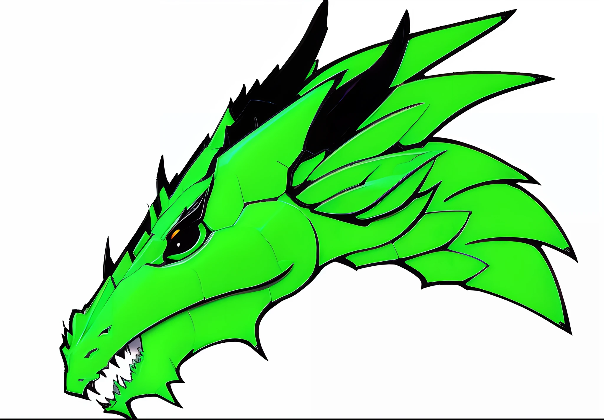 a green dragon head with sharp teeth and sharp teeth, dragon head!, green dragon, sleek dragon head, dragon head, massive green dragon!!!, large green dragon, well designed female dragon head, sleek mecha female dragon head, dragon face, a baddass dragon, dragon mawshot art, dra the dragon, draconic design, dragon with scars, dragon smoth lines, very nice lines, no distortion, amazing details