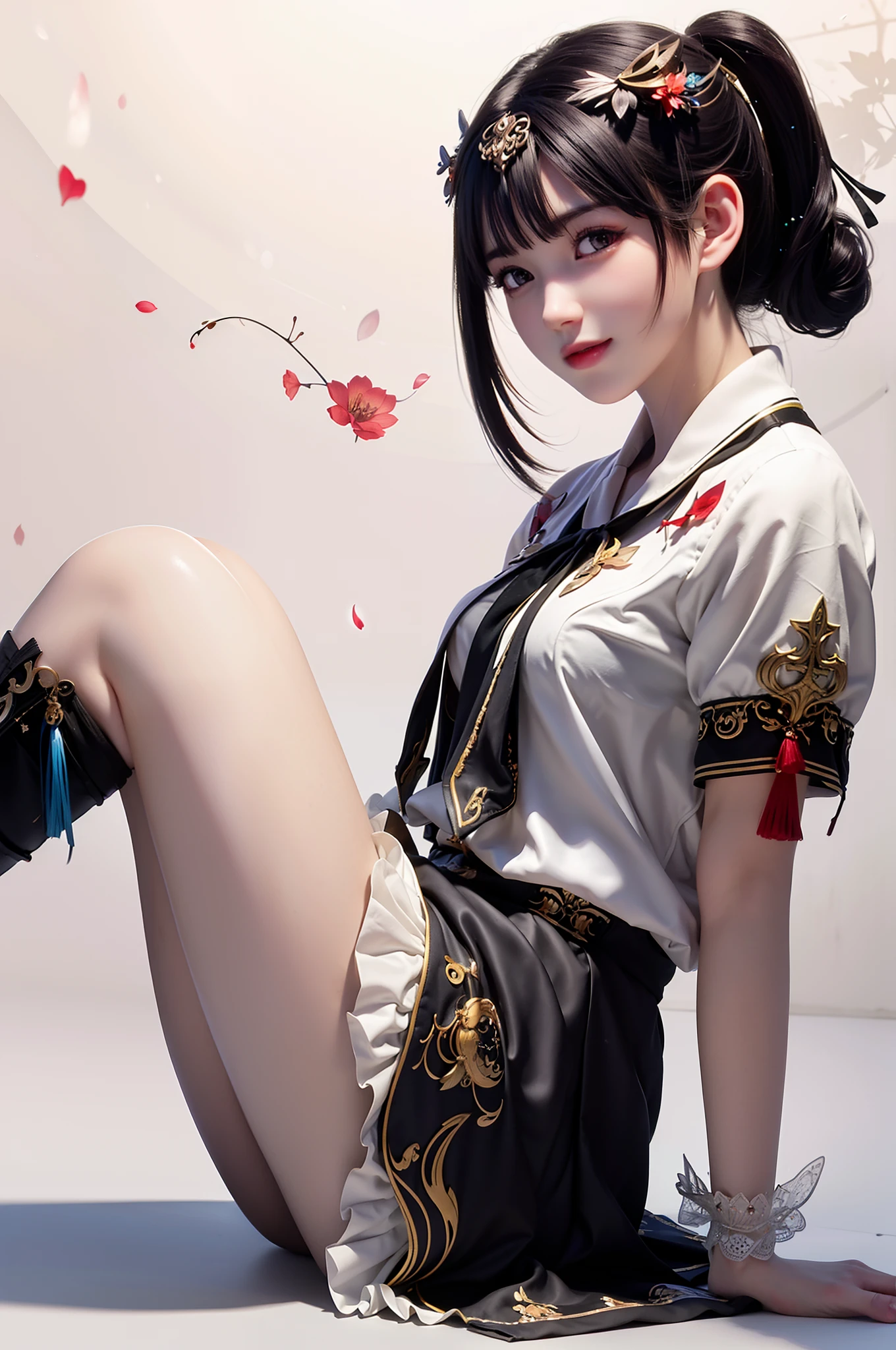 (8k, RAW photo:1.2),best quality, ultra high res,dramatic angle,(fluttered detailed color splashs), (illustration),(((1 girl))),(long hair),(rain:0.9),(hair ornament:1.4),there is an ancient palace beside the girl,chinese clothes,(focus on), color Ink wash painting,(color splashing),colorful splashing,(((colorful))),(sketch:0.8), Masterpiece,best quality, beautifully painted,highly detailed,(denoising:0.6),[splash ink],((ink refraction)), (beautiful detailed sky),moon,highly,detaild,(masterpiece, best quality, extremely detailed CG unity 8k wallpaper,masterpiece, best quality, ultra-detailed),(Lycoris radiata),