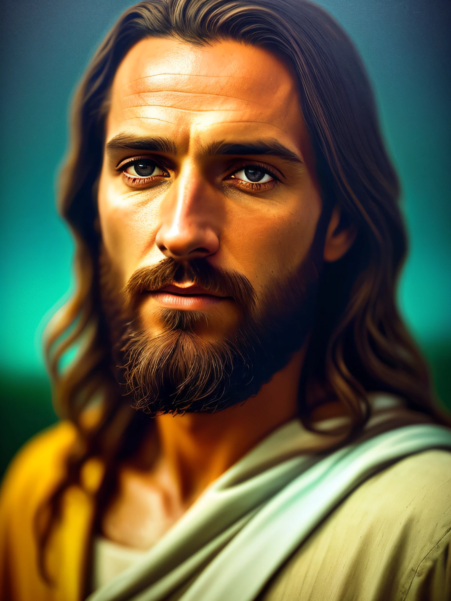 pastor, Retrato de Jesus Cristo, rosto de Jesus, jesus of nazareth, Jesus Cristo, Jesus, retrato da obra-prima religiosa, Christian art, Ultra-Realism Oil Painting, catholic religious art, pintura ultra realista, Greg Olsen, obra-prima ultra realista, arte ultra realista, fechar retrato, Jesus Christ and His Disciples, clivagem, Very detailed, dramatic lighting, digital art trending on Artstation 8k HD high definition detailed realistic, circunstanciado, textura da pele, hiper detalhado, Ultra High Resolution Realistic Skin Texture, (fotorrealista:1.4), high resolution, circunstanciado, Foto RAW, sharp re, by Lee Jeffries Nikon D850 film Stock Photography 4 Kodak Portra 400 camera F1.6 lens rich colors hyper realistic lifelike texture dramatic lighting unrealengine trending on artstation cinestill 800,