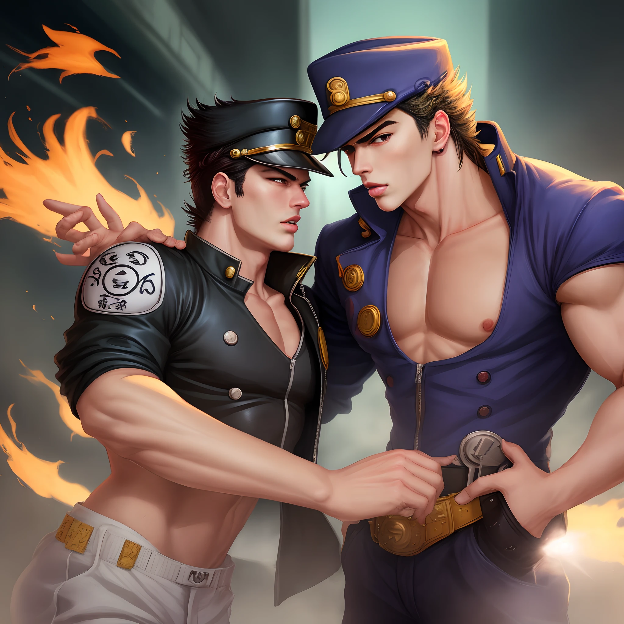 Jotaro kujo com o naruto