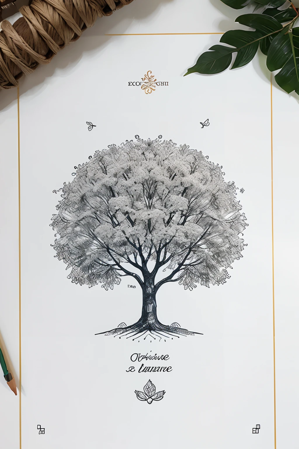 3 Simbolos do Passado, PRESENTE E FUTURO, crie uma marca para cada um, o passado com simbolo de semenete , The present with symbol of a tree with fruit and the future the tree is without leaves and without seeds only on branches, Illustration in drawing, sem fundo , fundo branco, alta qualidade, Logo , illustration art, fundo branco .