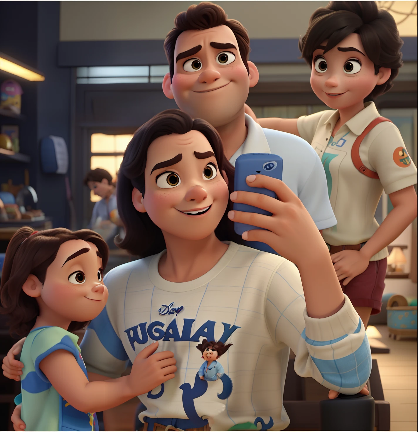 uma familia disney pixar, alta qualidade, melhor qualidade
