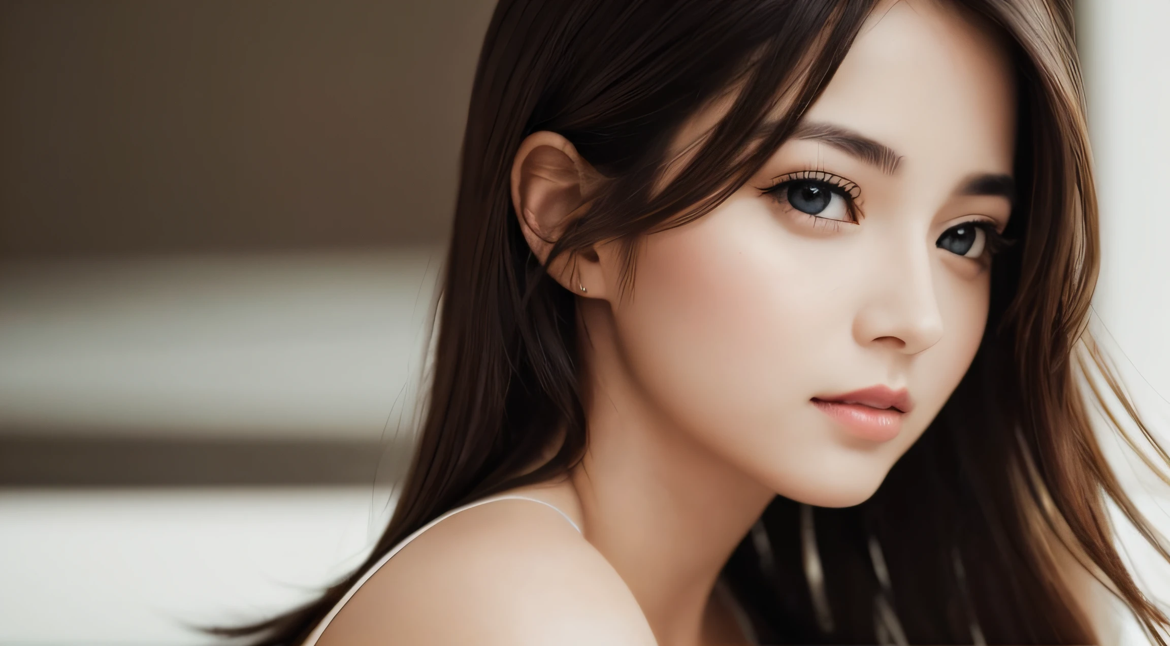 a photography of a beautiful woman,,,,