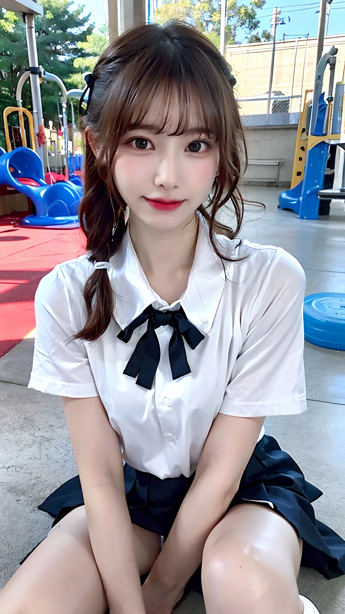 Transparent skin、Skin、smooth thigh