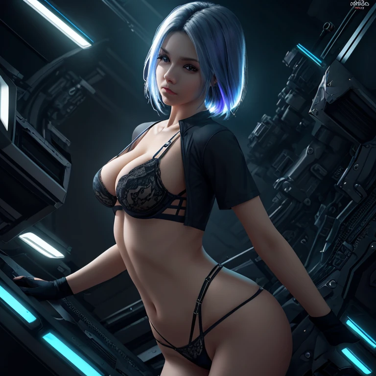 beautiful abstract t-shirt design, trending on pixiv, anime photorealistic style, high quality vector, beautiful busty Raiden Shogun wearing revealing lingerie, Genshin Impact, Final Fantasy, major cleavage, curvy but slender, dynamic pose, Diablo style isometric view, she is covered in body oil, looking at viewer, bdsm, ecchi, hentai, seductive, balanced design, perfect composition, innovative graphic design using high level machine learning and data science, professional quality, high resolution, 8k