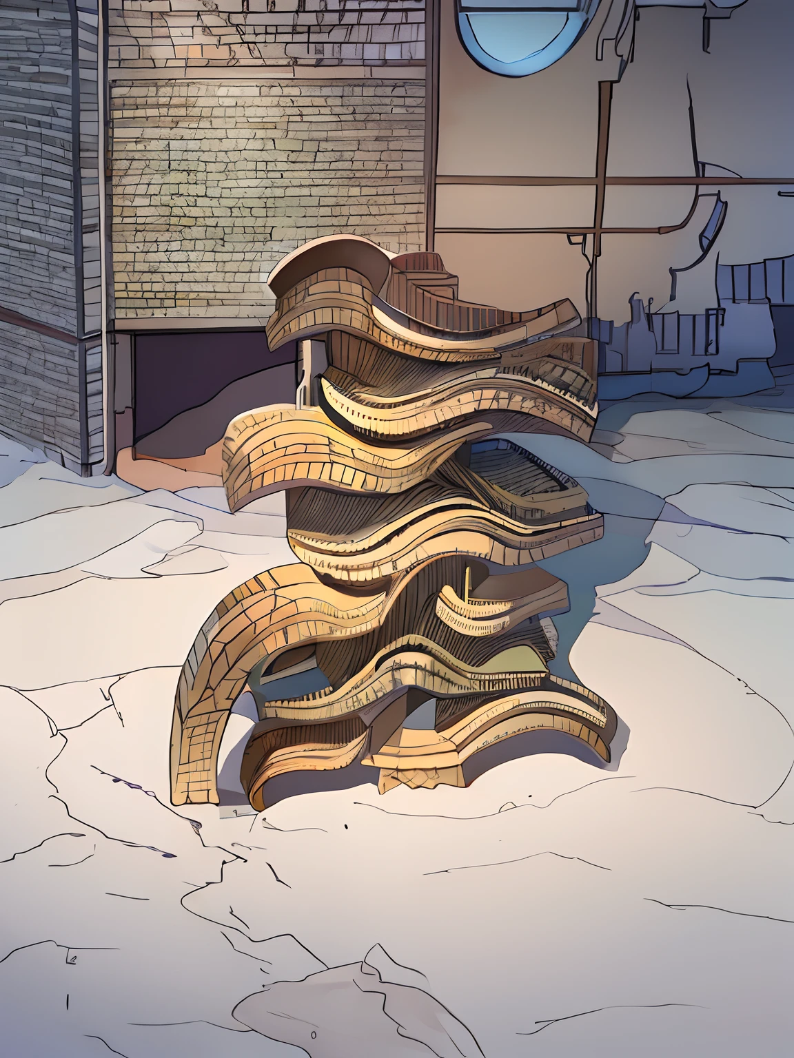 buliding,Schematic diagram of the building,Building section,Beautiful bone structure,