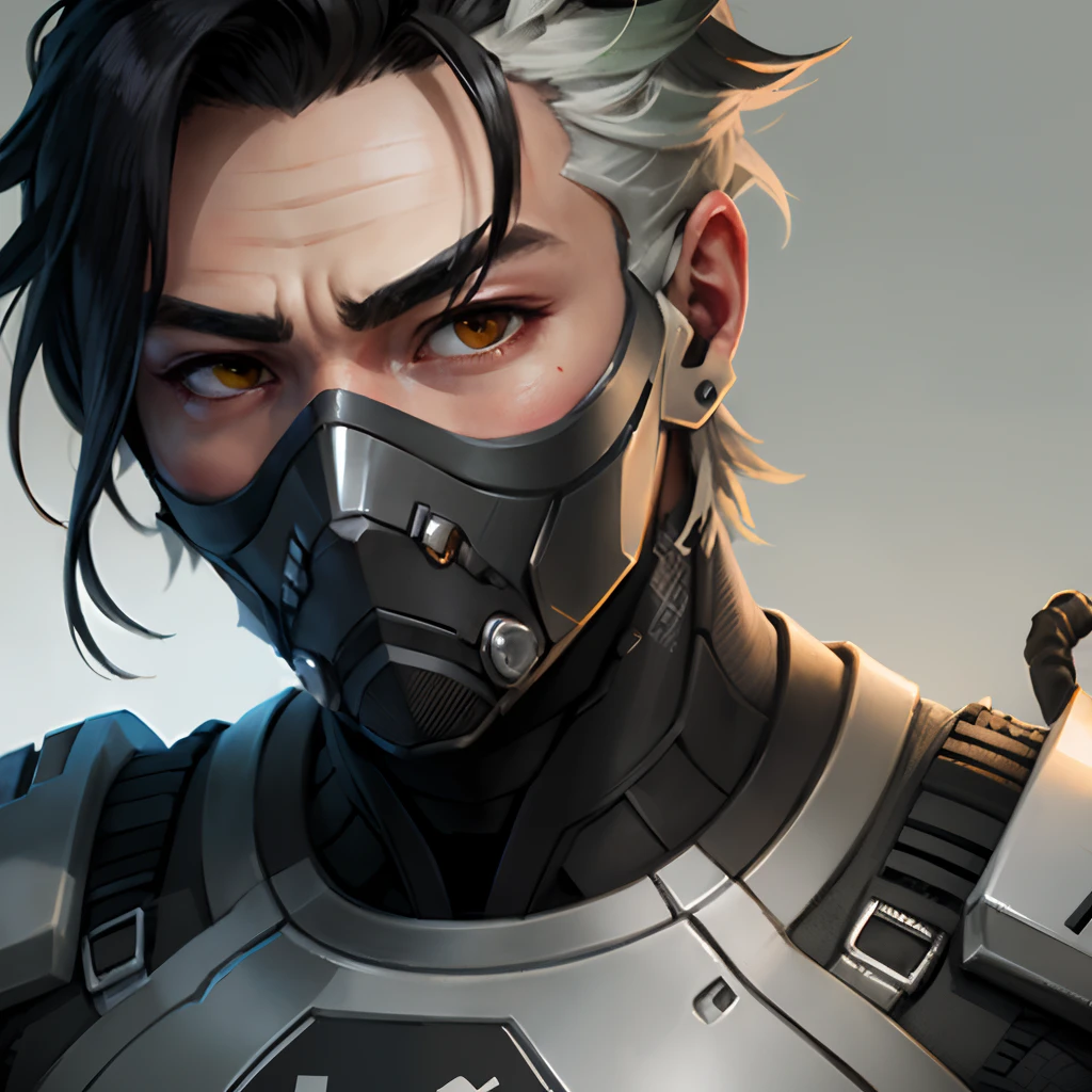 Genji Shimada with the symbiote suit