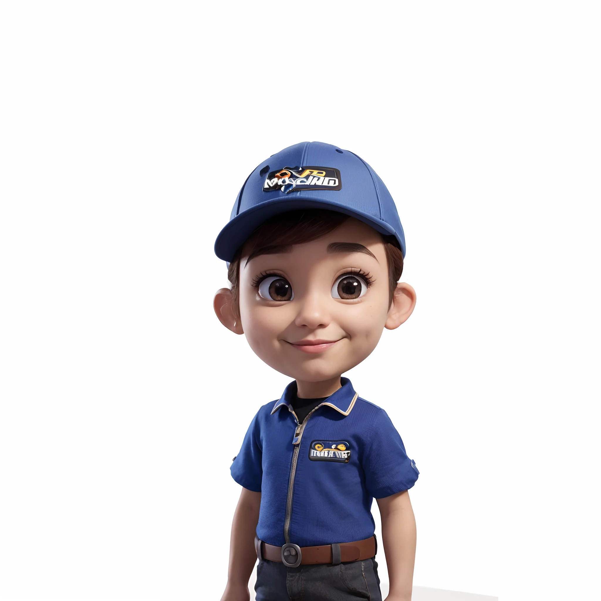 um mecanico de frente e uma oficina estilo Disney pixar, alta qualidade, melhor qualidade