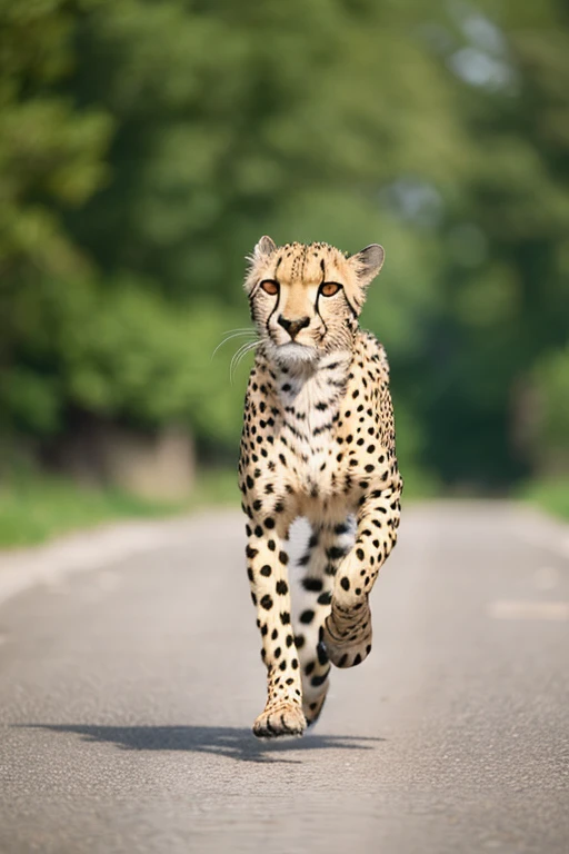 sprinting Cheetah