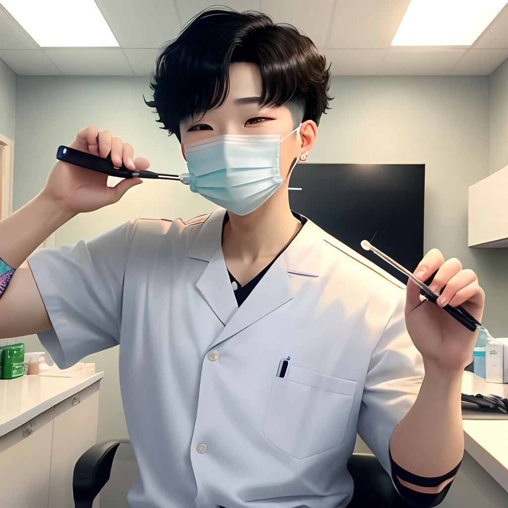 jimin as dentist