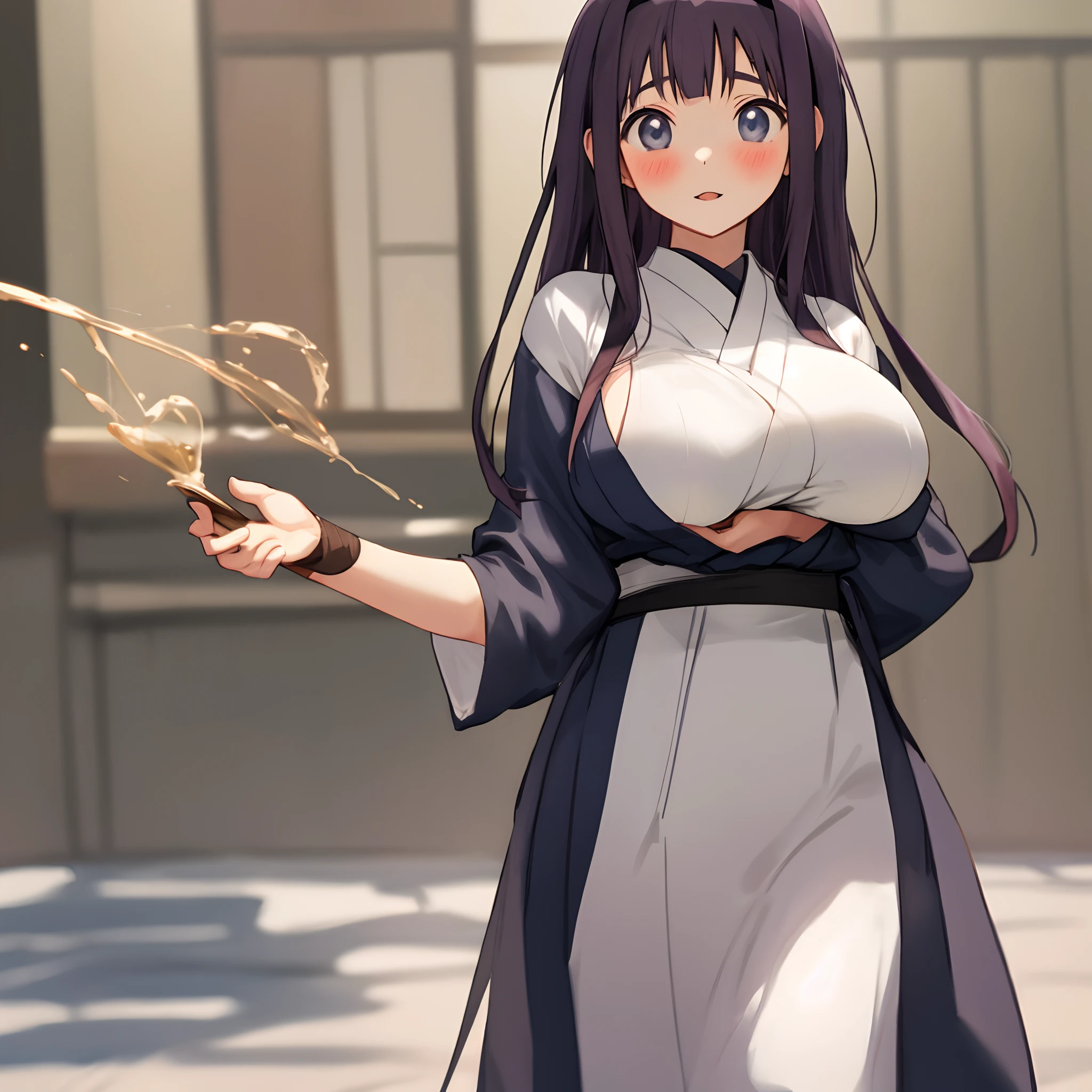 Hinata, beautiful girl, large breast