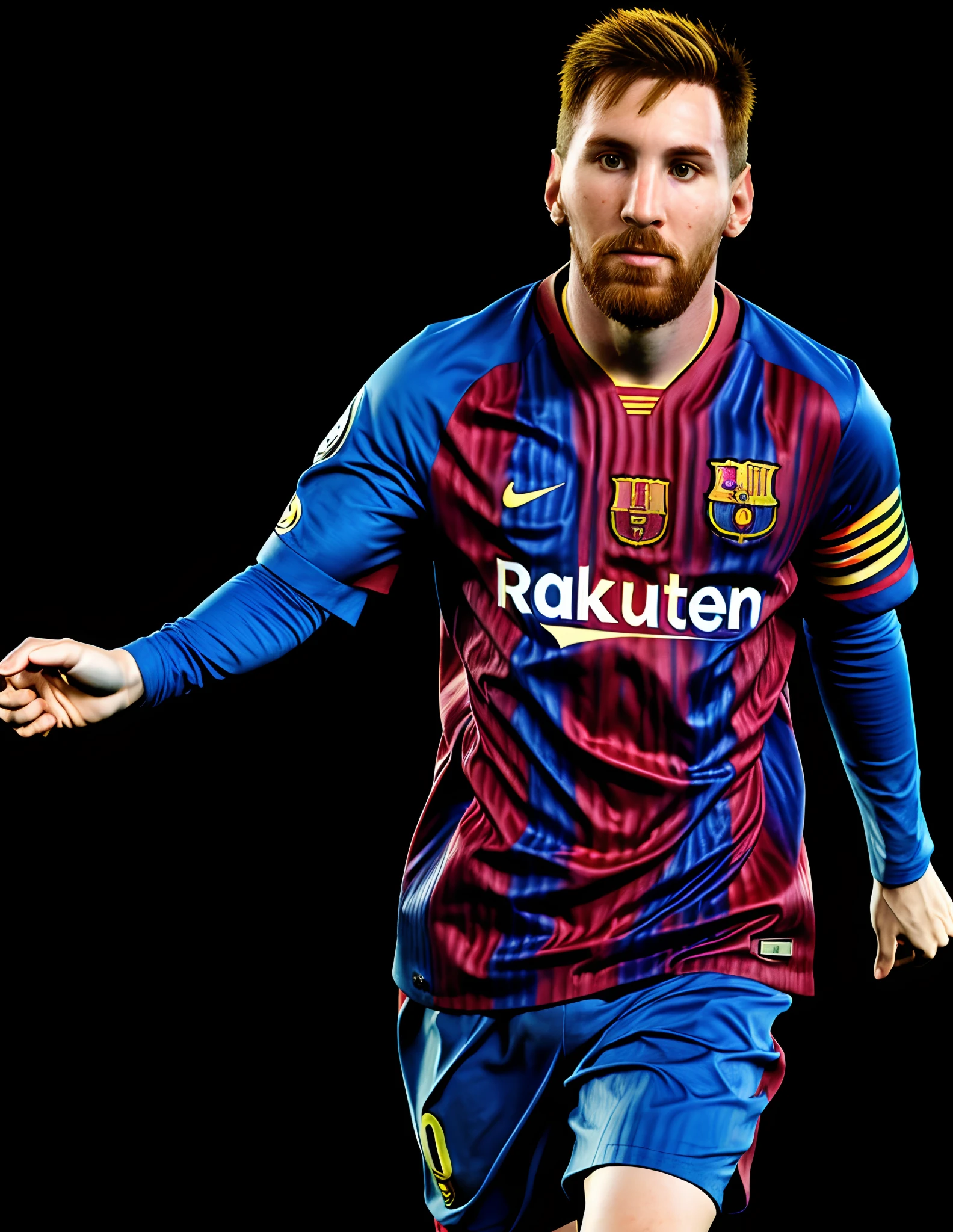 Portrait of Messi