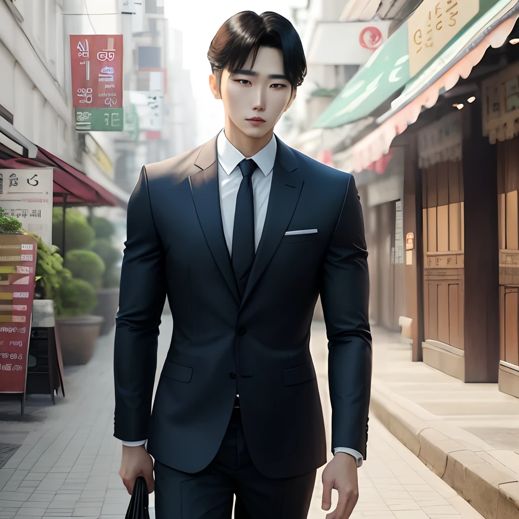 Korean style handsome man