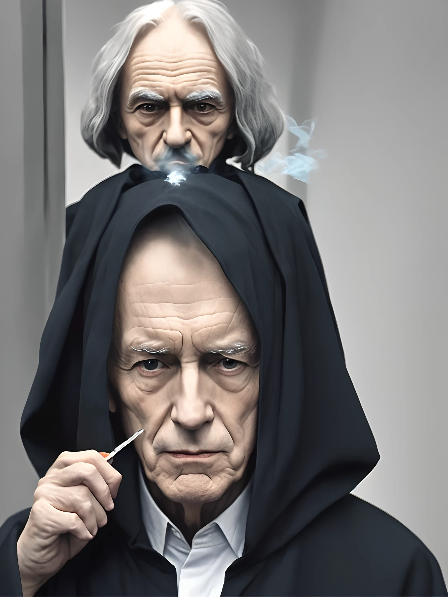 Emperor Palpatine smoking a blunt