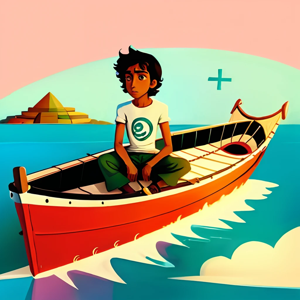 The life of pi cartoon style