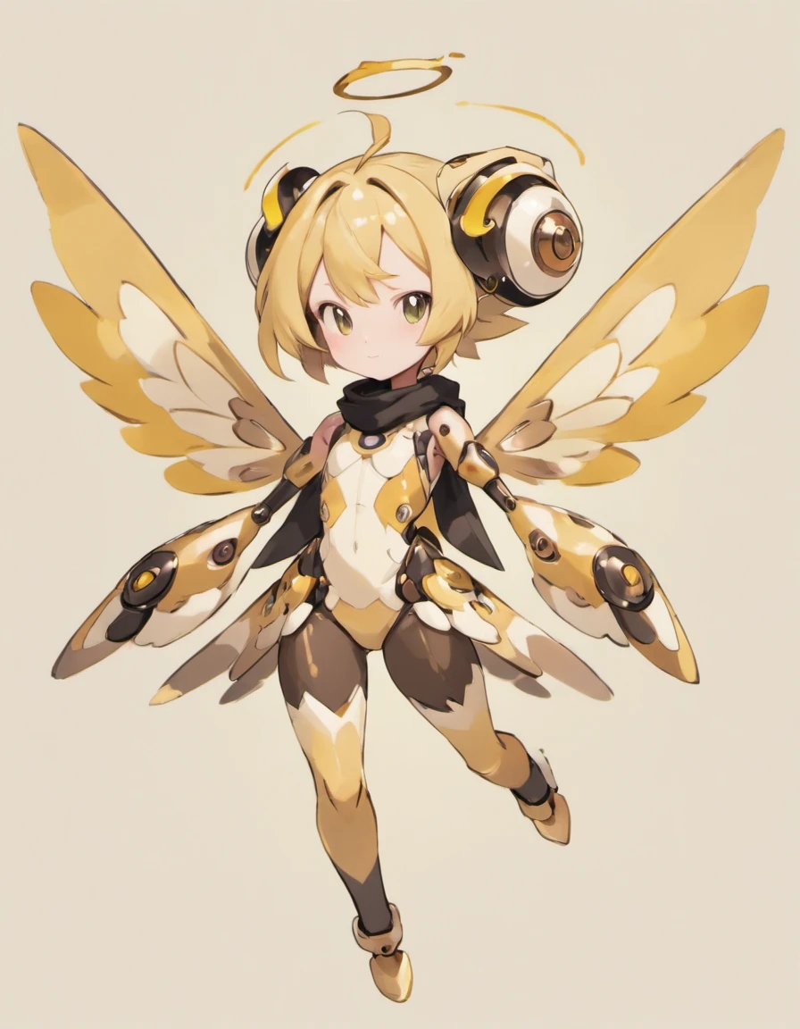 Bee girl costume short hair