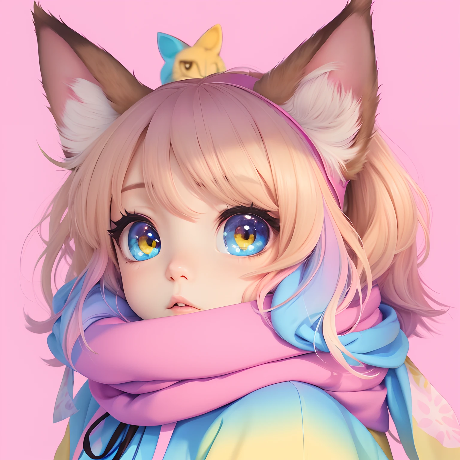 18 year old anime girl with cat ears and scarf, Mature looks,Kawaii realistic portrait, cute anime catgirl, beautiful anime catgirl, anime girl with cat ears, anime catgirl, very beautiful cute catgirl, Soft anime illustration, Very beautiful anime cat girl, cute kawaii girls, cute anime girl portraits, Cute anime girl, Cute anime girl portrait, female furry mini cute style