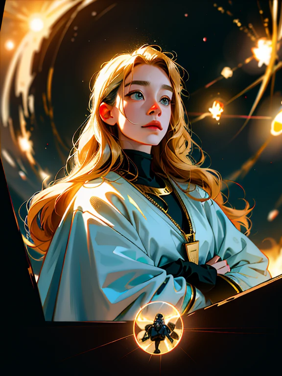 (((Masterpiece))) (((detailed))) white and Golden trim and White, astronaut::3, Highly Detailed, Trending on Artstation, Unreal Engine 4K, Cinematic Wallpaper, fondo de James Jean y Gustav Klimt, luz de Julie Bell, 4K, detallado, 8K, dynamic lighting,astronauta::3, lluvia intensa, magica, muy detallado, tendencia en Artstation, Unreal Engine 4K, cinematic wallpaper::1 de Stanley Artgerm Lau, WLOP, Rossdraws, James Jean, Andrei Riabovitchev, Marc Simonetti, Yoshitaka Amano. fondo de James Jean y Gustav Klimt, luz de Julie Bell, 4 K, Canon EOS-1D X Mark III f/2.8, golden hour