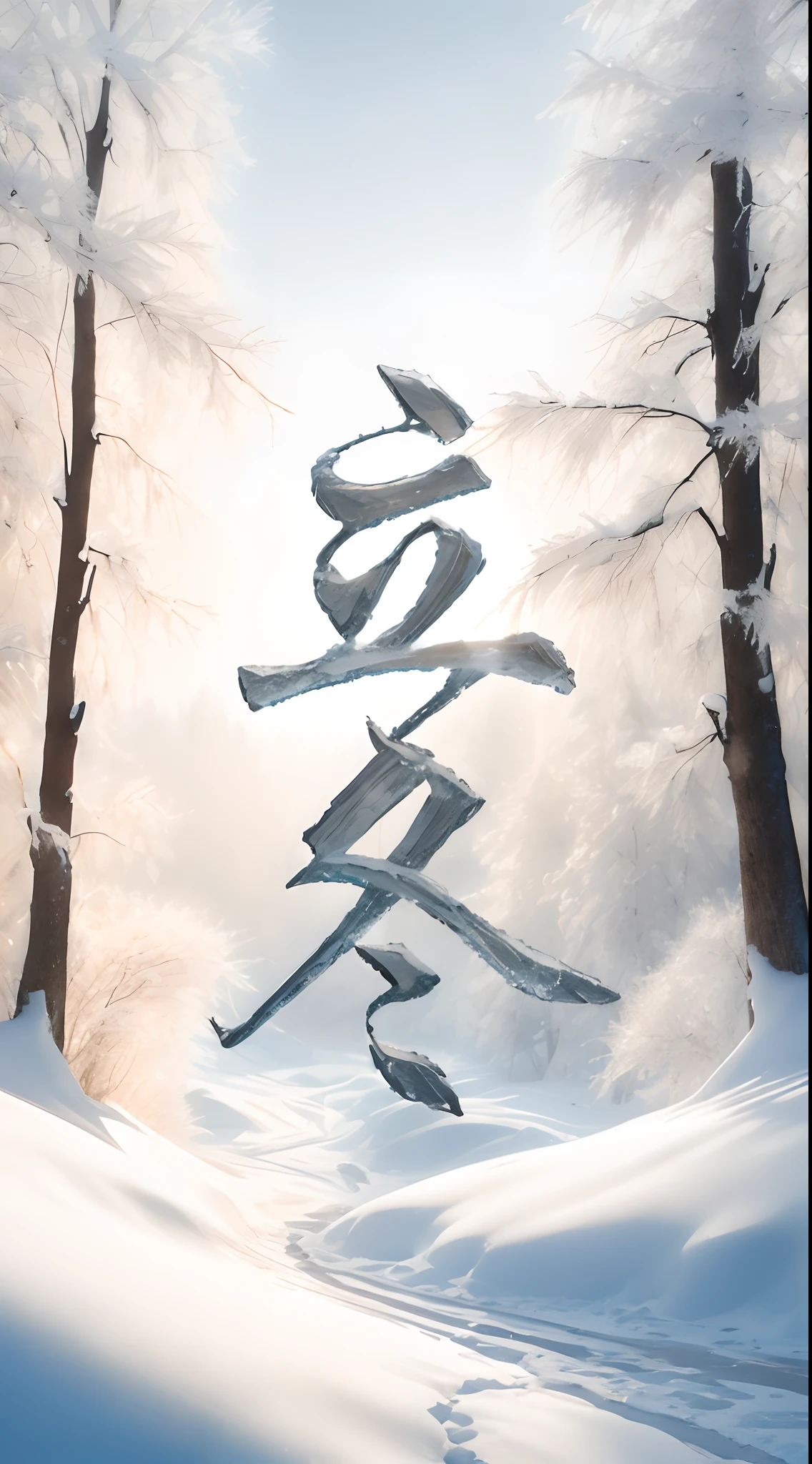 Visually stunning images,The sparkling beauty of winter is on full display, Artistic images that highlight the interplay of light and shadow in winter, High-definition details, exquisite lighting and shadows, Sharp contrast, finetextures, Depth of field, A balanced color palette