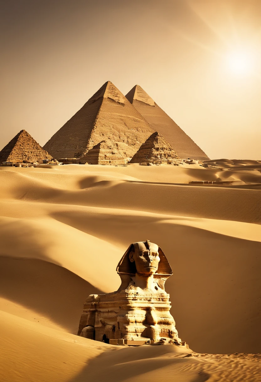 Egypt、Pharaoh、The Three Great Pyramids、The Glory of the Pharaohs、Glory of Egypt、Pharaoh、A desert、Glittering、Pharaoh、gold、Golden Pharaoh、The Great Golden Pyramid、The Great Golden Sphinx、Giant Sphinx、Huge Temple