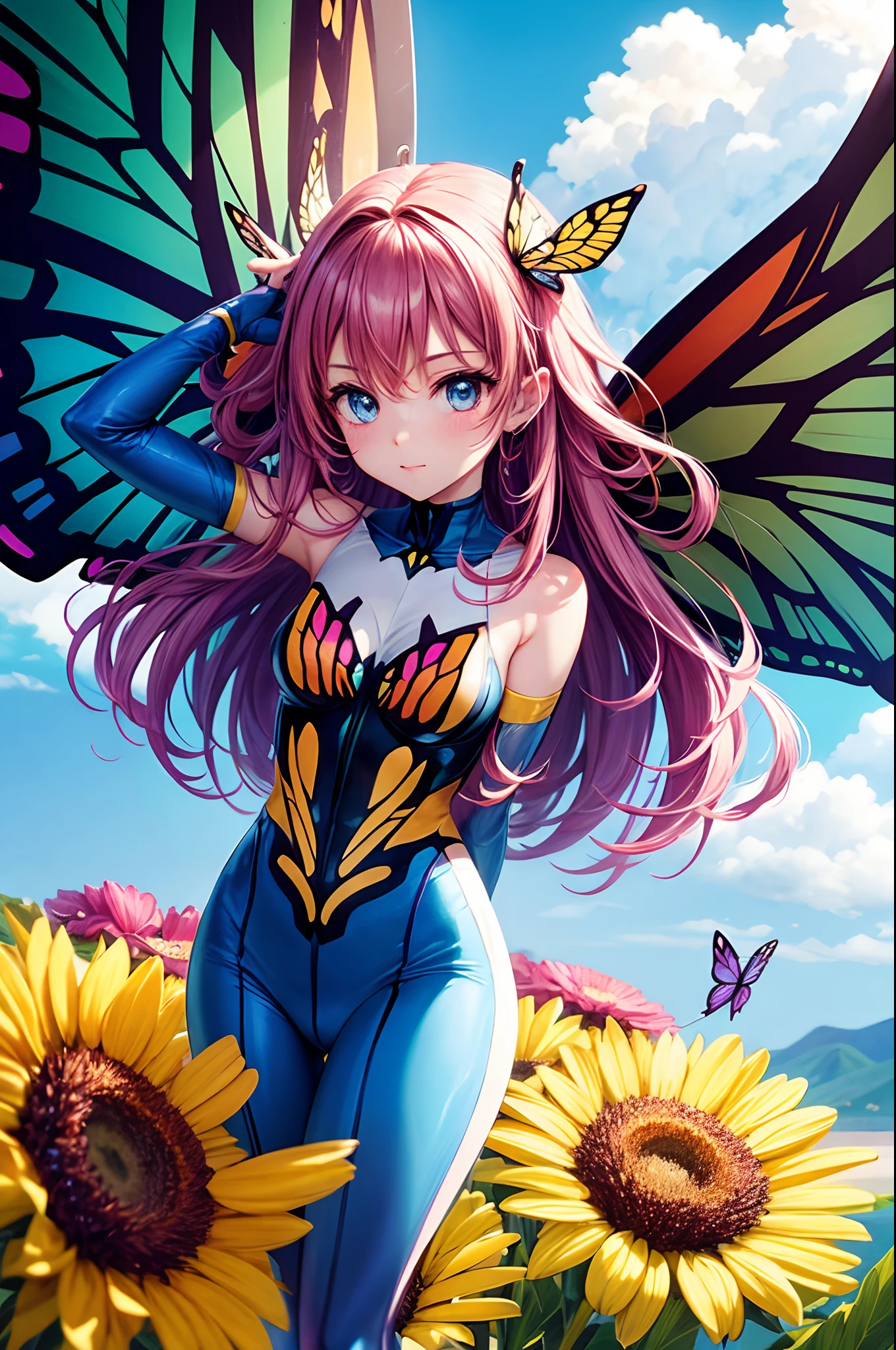 Butterfly Girl, Superhero, Butterfly themed superhero.