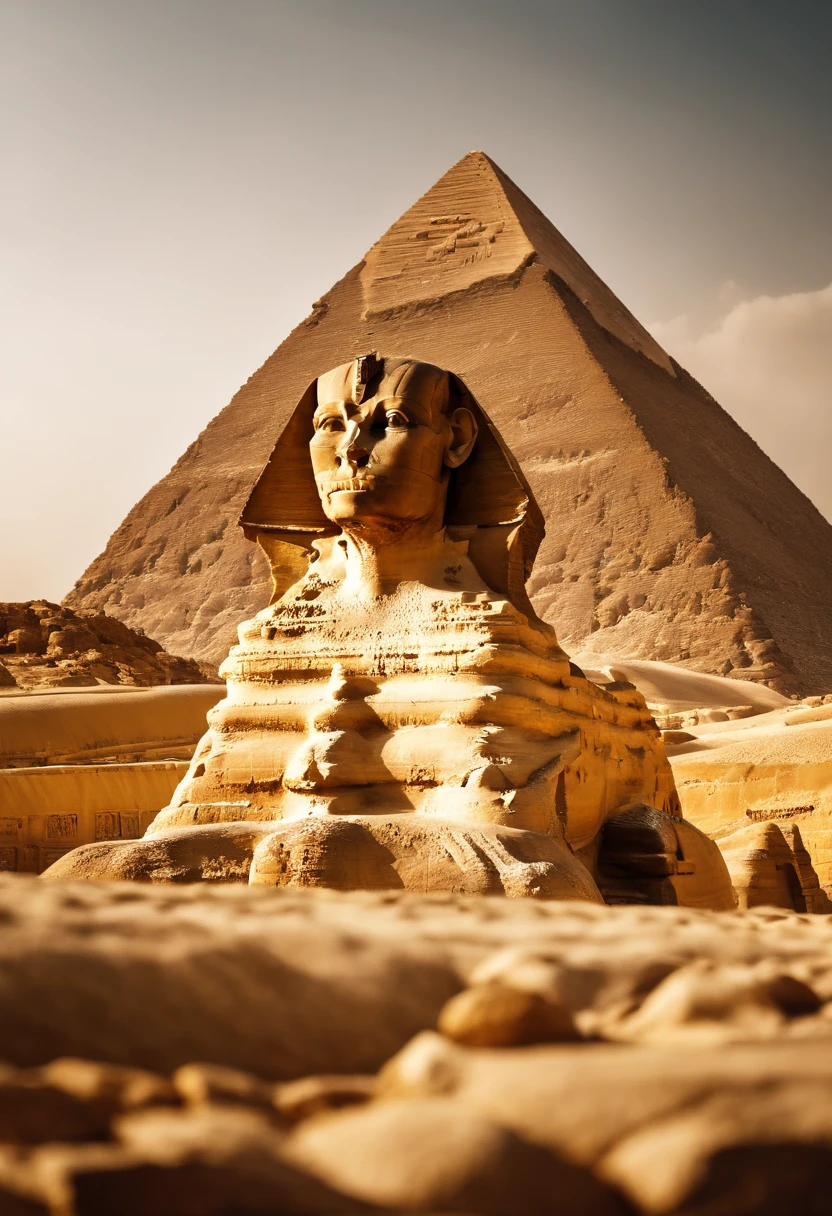 Egypt、Pharaoh、The Three Great Pyramids、The Glory of the Pharaohs、Glory of Egypt、Pharaoh、A desert、Glittering、Pharaoh、gold、Golden Pharaoh、Golden pyramid、Great Golden Sphinx、Giant Sphinx、Huge temple
