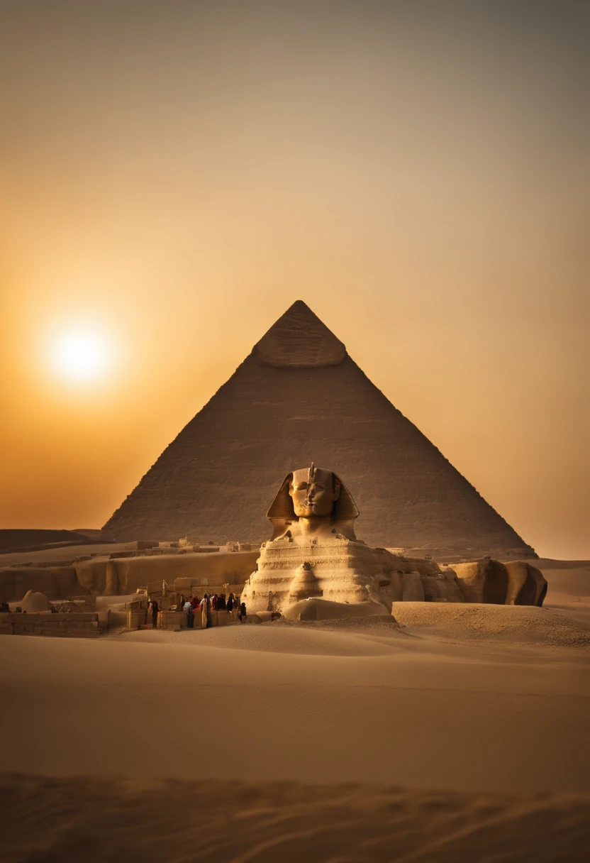 Egypt、Pharaoh、The Three Great Pyramids、The Glory of the Pharaohs、Glory of Egypt、Pharaoh、A desert、Glittering、Pharaoh、gold、Golden Pharaoh、Golden pyramid、Great Golden Sphinx、Giant Sphinx、Huge temple