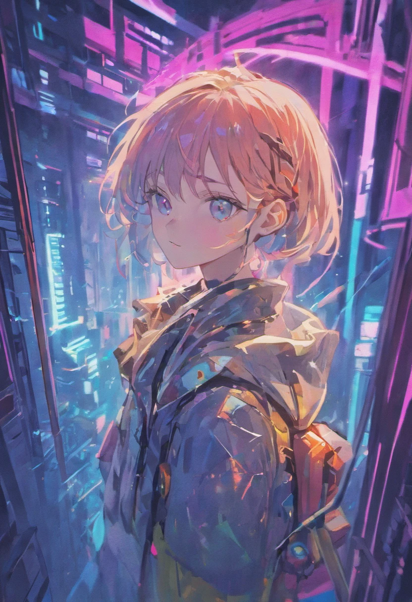 a Japanese female wearing futuristic clothes, dreamy, cyberpunk, photorealistic, RAW photo, atmosphere, lights, fully body, environment, hyperrealism, beautiful, ethereal, film grain, cinematic lighting, depth of field, drop shadow, Sony FE, pov, futurism, fashion, retrofuturism vibes, dreamy, accessories, aesthetics, cyberpunk, detailed, modern, city, instagram photo, photography, photoreal, synthwave, nature, RAW photo, textured, multiple angles,