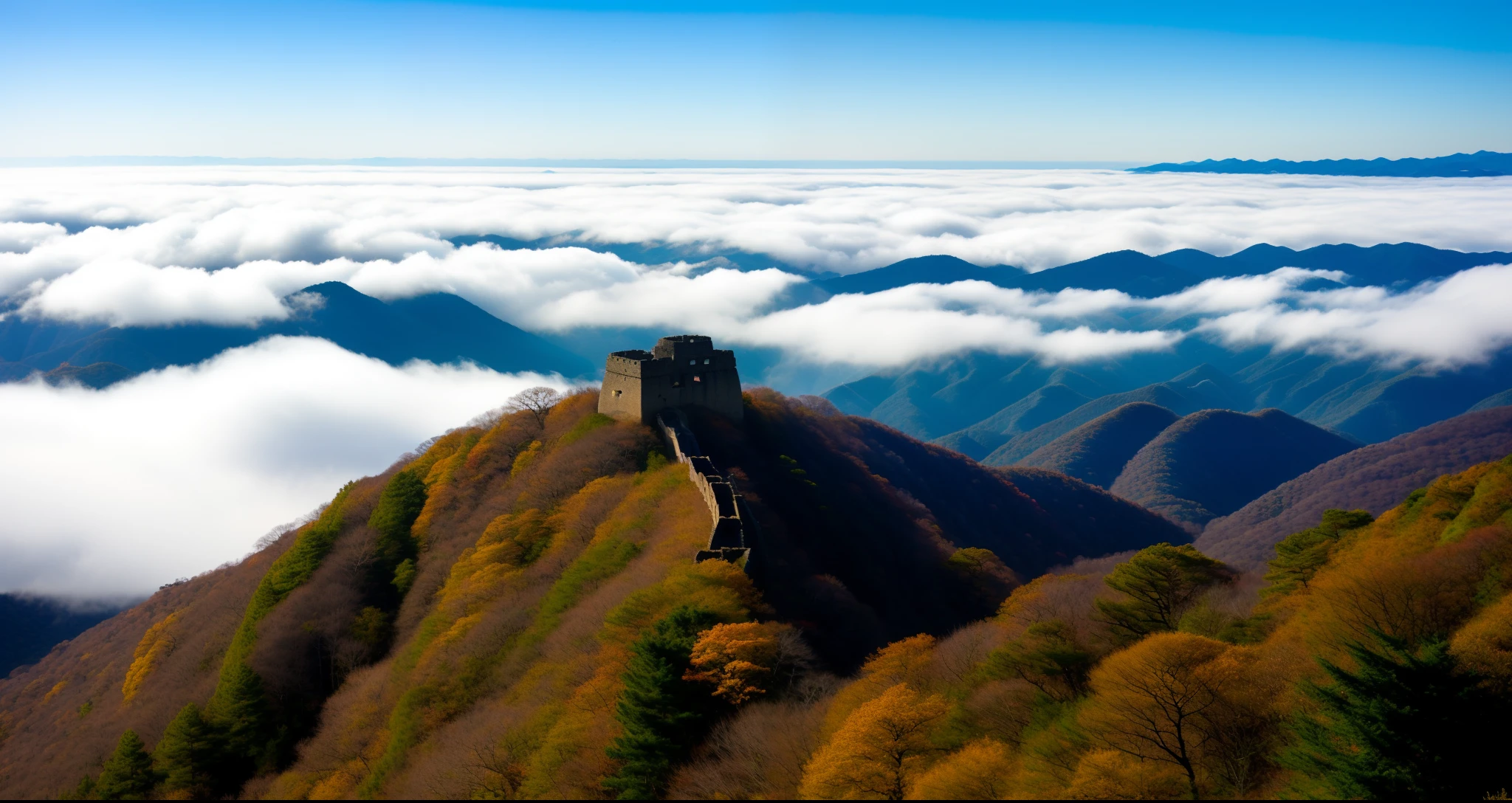 A sea of clouds at the ruins of Takeda Castle、It is also said to be a castle in the sky、Japan Machi
PichiユIt is also said that