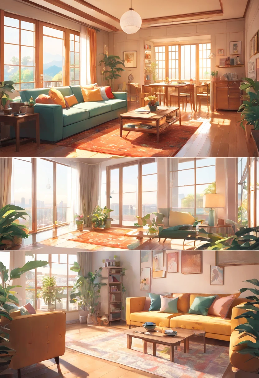Home living room, Maximalism, (tv set:0.3), TV cabinet,It was snowing outside the windows,Prompts can be generated as follows: "(Best quality,4K,8K,A high resolution,Masterpiece:1.2),Ultra-detailed,(Realistic,Photorealistic,photo-realistic:1.37),liveroom,Maximalism,A neat and orderly space,Bright and clean environment,Sunlight comes in through the windows,warm and inviting atmosphere,contemporary design,Functional furniture,Minimal distractions,Calm and peaceful atmosphere,Soft color palette,Neutral tones,Simple and elegant style,Smooth lines and shapes,Intentional and purposeful arrangement,peacful,Visual harmony,Meticulous attention to detail,Inspiring and motivating environment,Peace of mind,High-yield, efficient workflow,Quiet and peaceful environment,Deep focus and focus,Creative thinking and problem-solving skills,A harmonious balance of function and aesthetics,Superior workmanship and quality,Clear and uncluttered space,Great for intellectual pursuits,There are no distracting or unnecessary elements,Clean and refreshing appearance,Compositions that are cohesive and visually appealing,The harmony of the subject with its surroundings,serene and inviting atmosphere." Be aware of: 1. Do not include any explanatory 2. tags and commas","Separate 3. Tags are ranked from highest to lowest importance 4. The tag does not contain quotation marks""