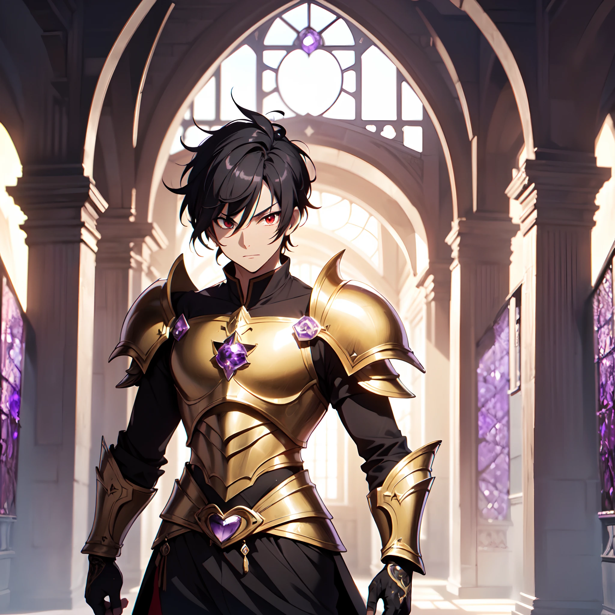 128K Ultra High Definition,
128K Ultra High Quality,
128K Ultra High Resolution,
Best Definition,
Best Quality,
Best Resolution,
Perfectly Detailed,
Perfectly Designed,
Extremely Detailed,
Extremely Designed,
Hyper Detailed,
Hyper Definition,
Hyper Quality,
Hyper Resolution,
Masterpiece,
(((Anime))),
Body Shot,
(((Boy))),
Handsome,
Muscular Body,
(((Black Short Hair))),
(((Red Eyes))),
(((Hyper Detailed & Perfectly Designed With Ultra High Quality Purple Amethyst Warlord Armor))),
(((Inside Of Medieval Royal Palace Background Scenery))),