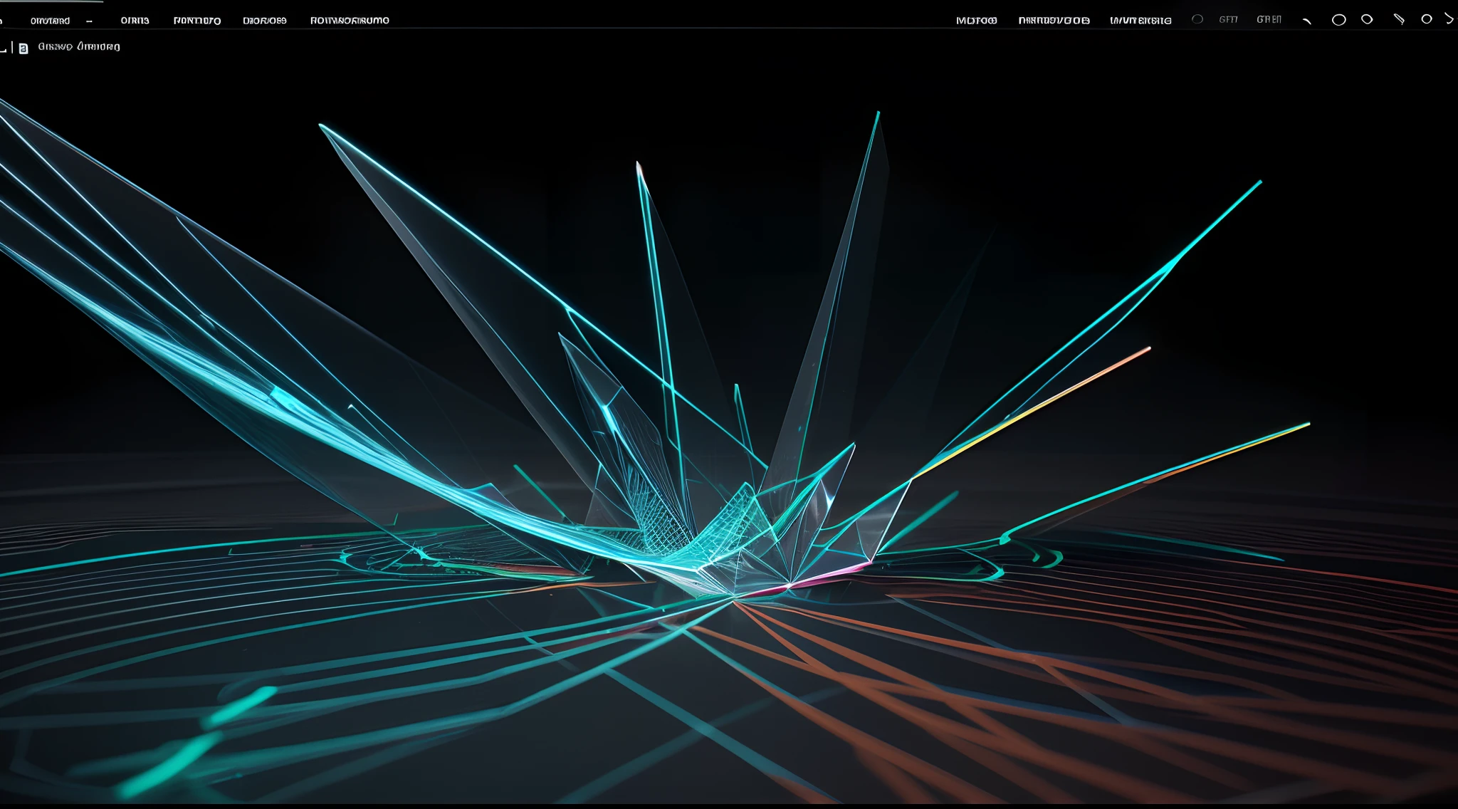 Engaging 3D visualization featuring stunning graphs、glinting